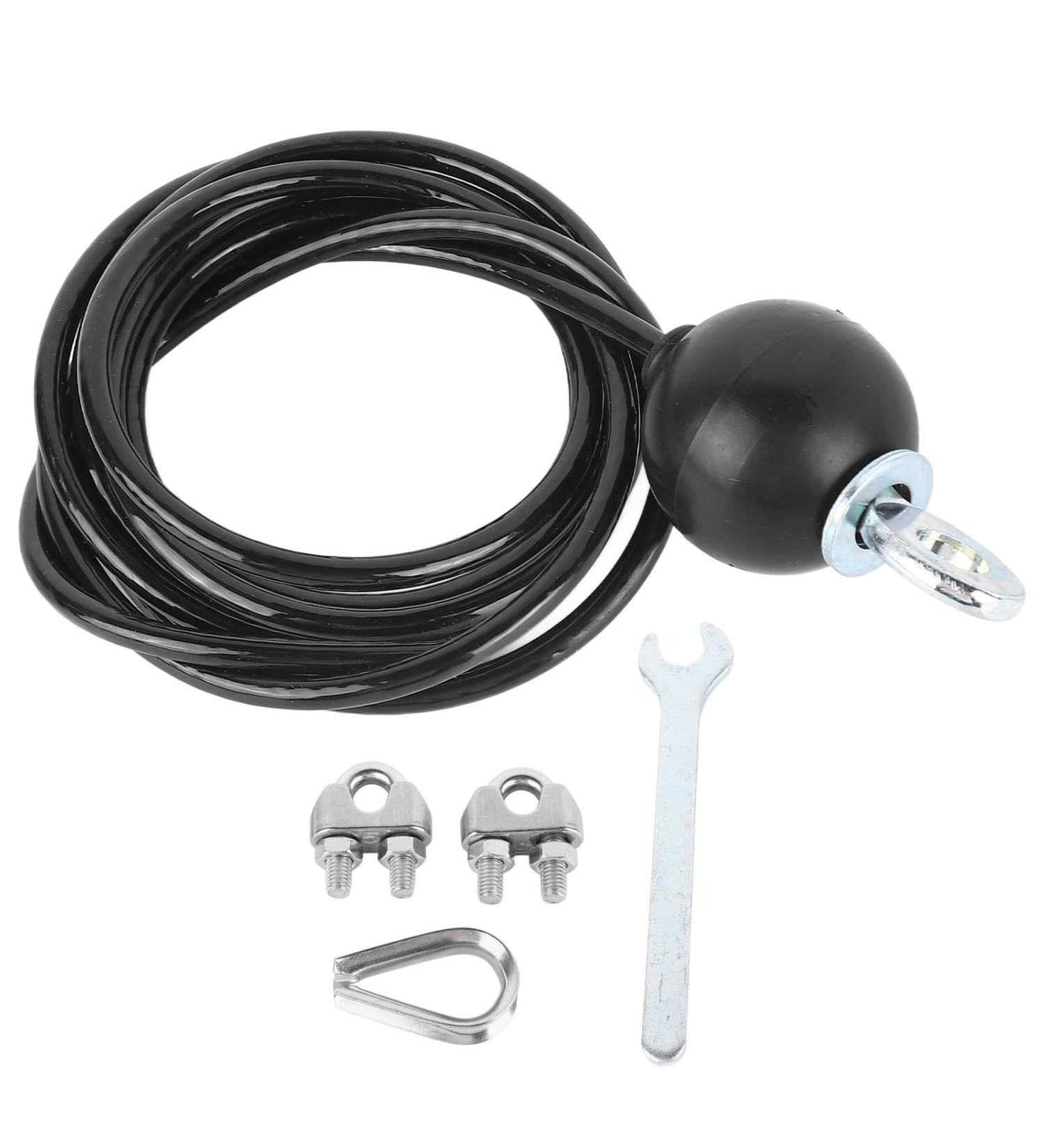 Heavy Duty Adjustable Gym Cable Steel Wire Rope for Home Gym Fitness Pulley System Fitness Pulley Cable for Triceps Biceps Back Muscles - Buy Online on GoSupps.com