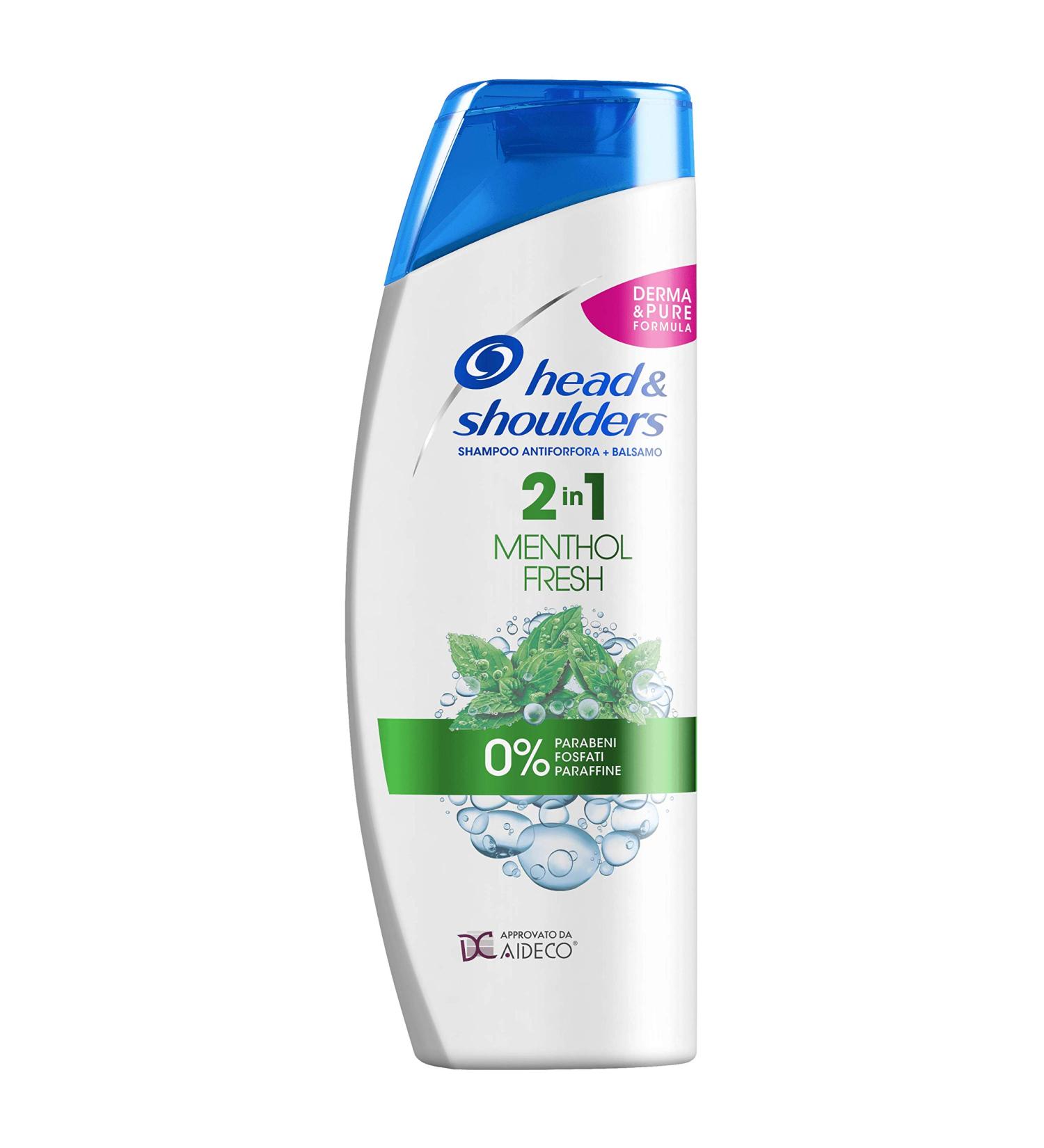 Head & Shoulders Menthol Fresh 2-in-1 Shampoo & Conditioner - Anti-Dandruff Refreshing 540ml | International Shipping - Buy Online on GoSupps.com