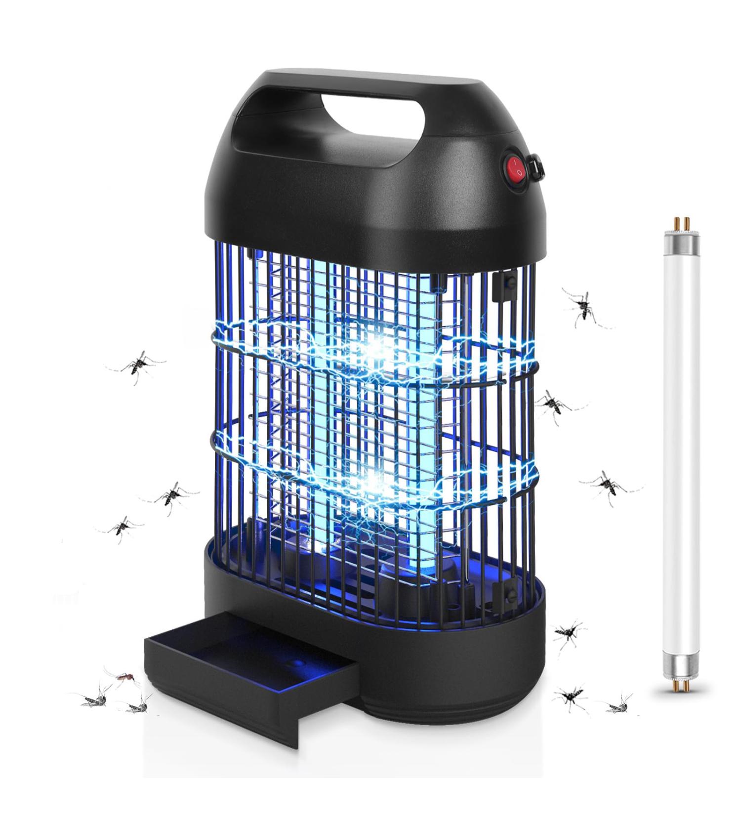 Buy 12W Insect Killer & Mosquito Trap Lamp - UV Tube Electrically Reduces Moths & Mosquitoes for Bedroom & Kitchen - XS-12W - Buy Online on GoSupps.com