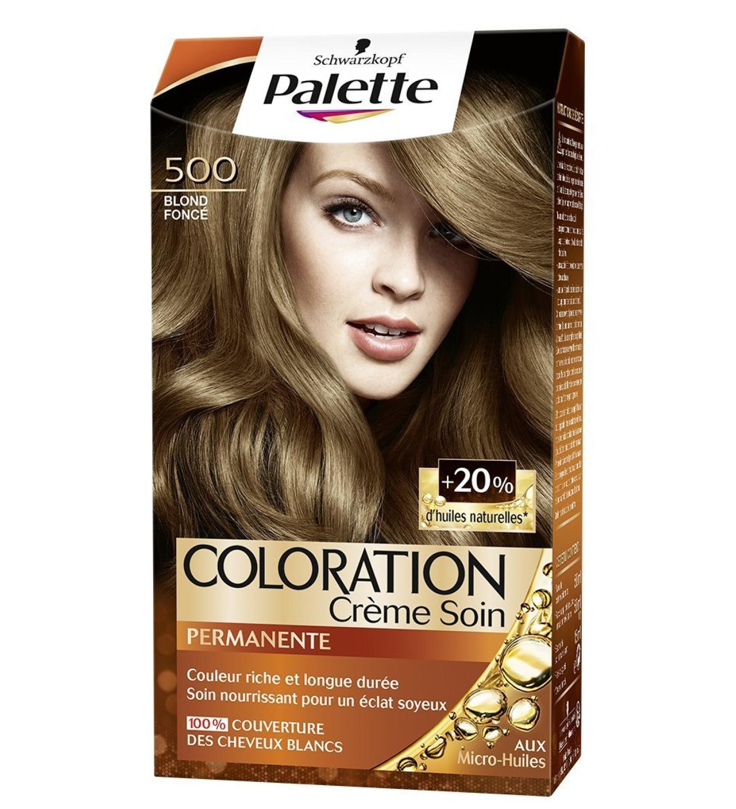 Schwarzkopf Palette Permanent Hair Color Dark Blonde 500 The kit - Buy Online on GoSupps.com