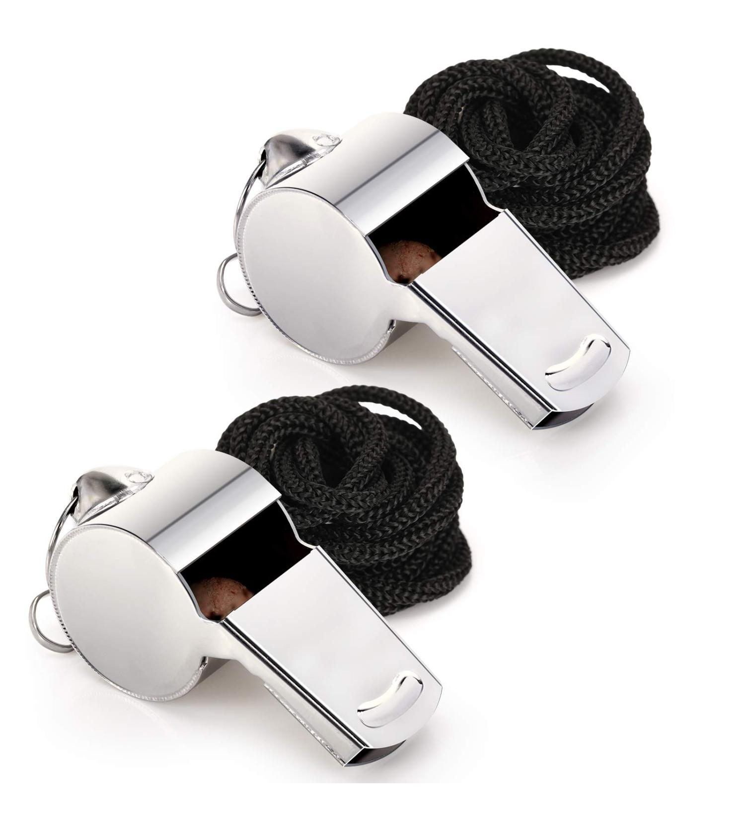 Fya Whistle - Stainless Steel Super Loud Sports Whistle with Lanyard for Referees, Coaches, Police, Outdoor Sports & Emergencies - Buy Online on GoSupps.com