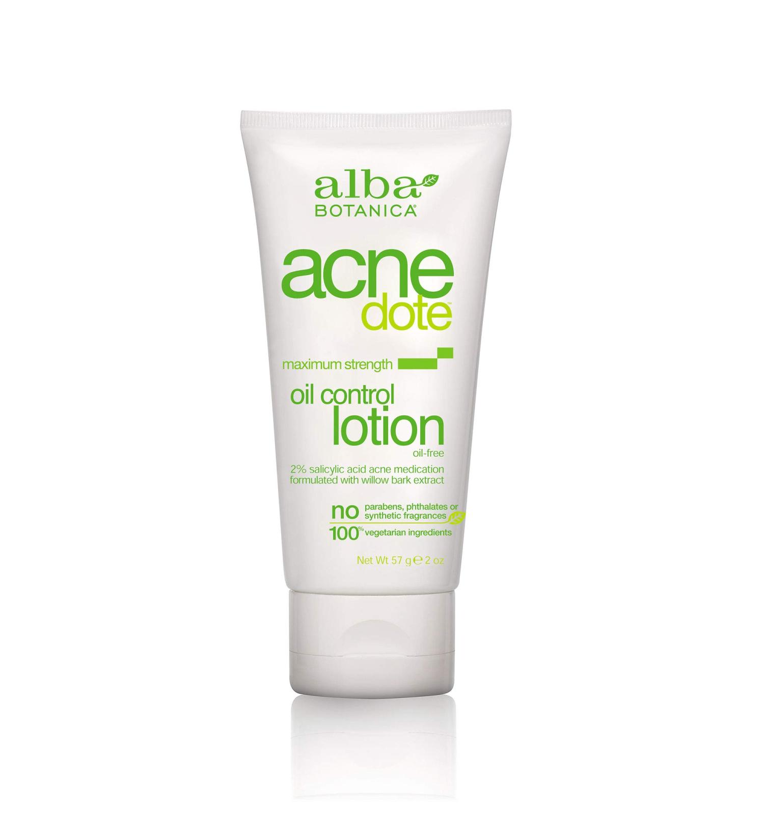 Alba Botanica Acnedote Oil Control Lotion 2 Oz - Maximum Strength Formula - Buy Online on GoSupps.com