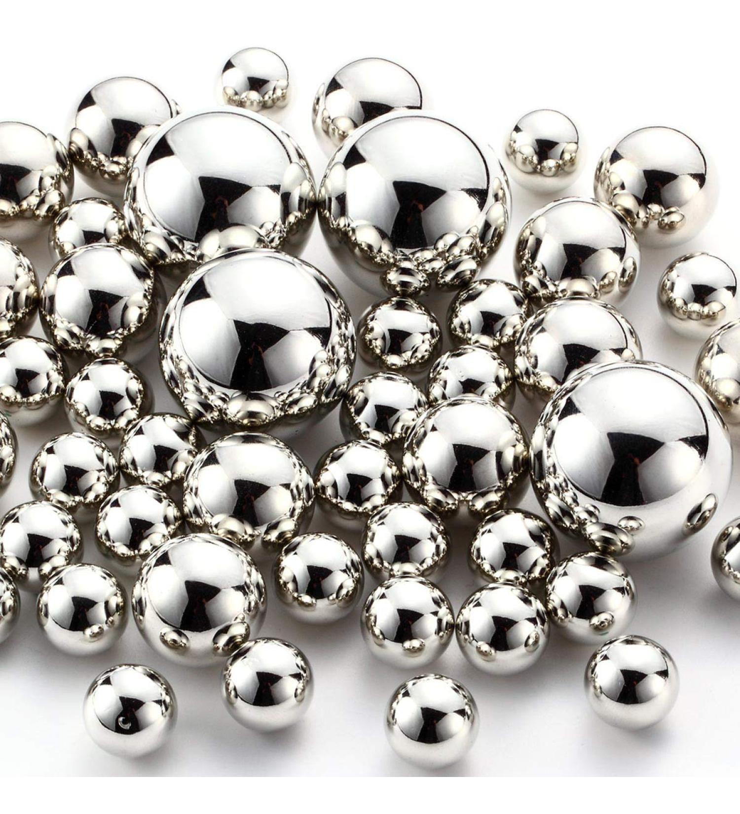 NOTCHIS 50PCS Silver Floating Pearls Beads for Vases - No Hole Highlight Pearl Bead Fillers for Centerpieces - DIY Weddings, Anniversaries, Birthdays - 30mm, 20mm, 14mm - Buy Online on GoSupps.com
