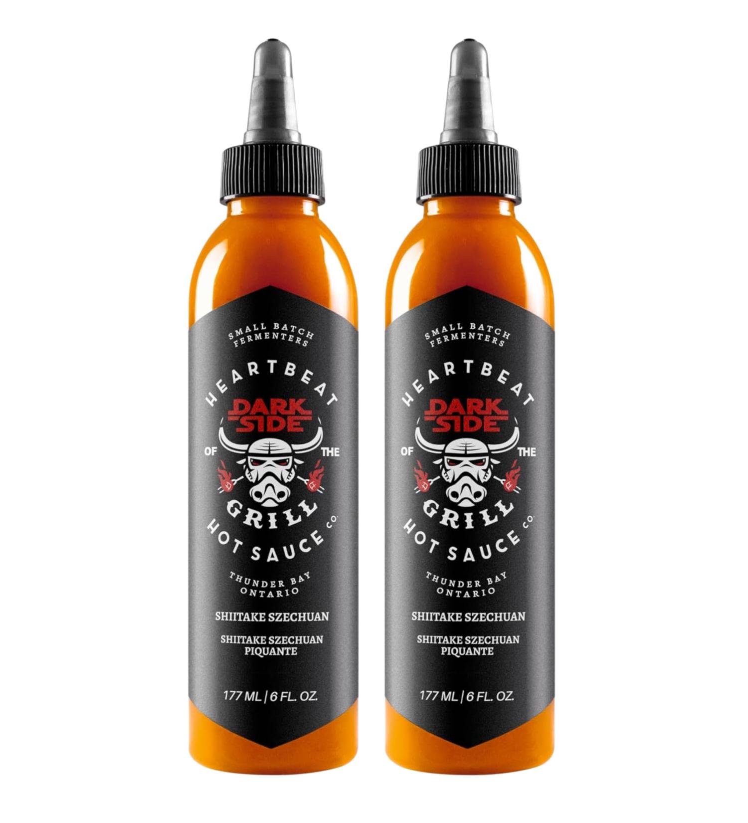 Heartbeat Hot Sauce Darkside of the Grill Shiitake Szechuan 177ml (2 Bottle2) 177 ml (Pack of 2) - Buy Online on GoSupps.com