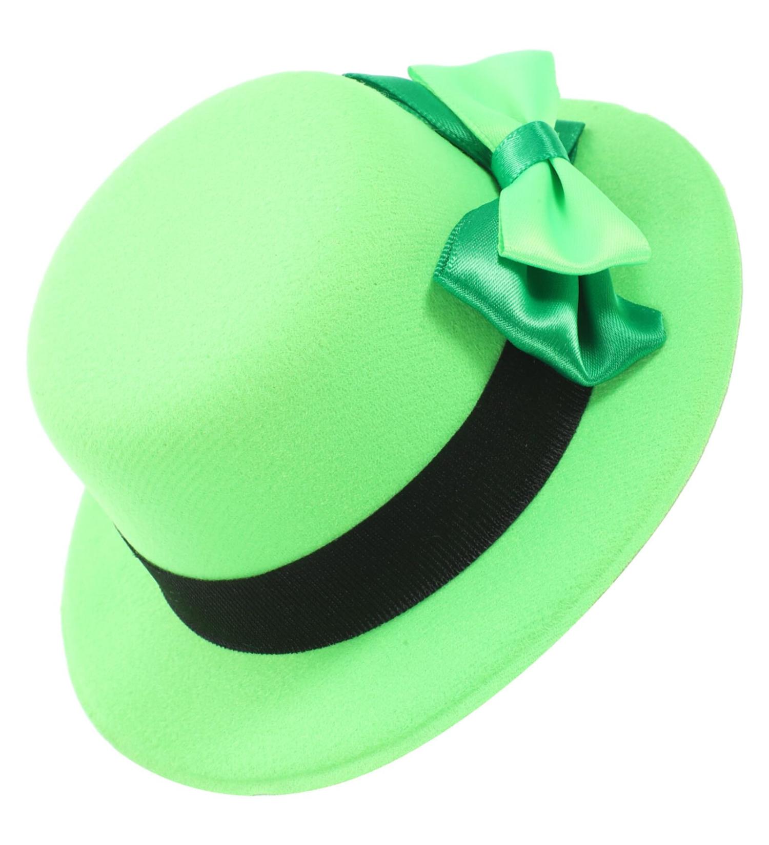 FRCOLOR St. Patricks Day Hat Hair Clips Mini Leprechaun Hat Top Green Hat Hair Clip Small Top Hat St. Patricks Day Fascinator Hat - Buy Online on GoSupps.com