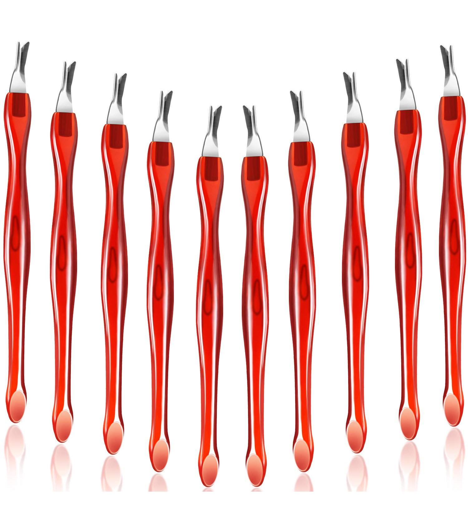30-Piece Stainless Steel Cuticle Knife Set for Dead Skin and Callus Removal - Nail Art Tool with Plastic Handle for Fingernails and Toenails - Buy Online on GoSupps.com
