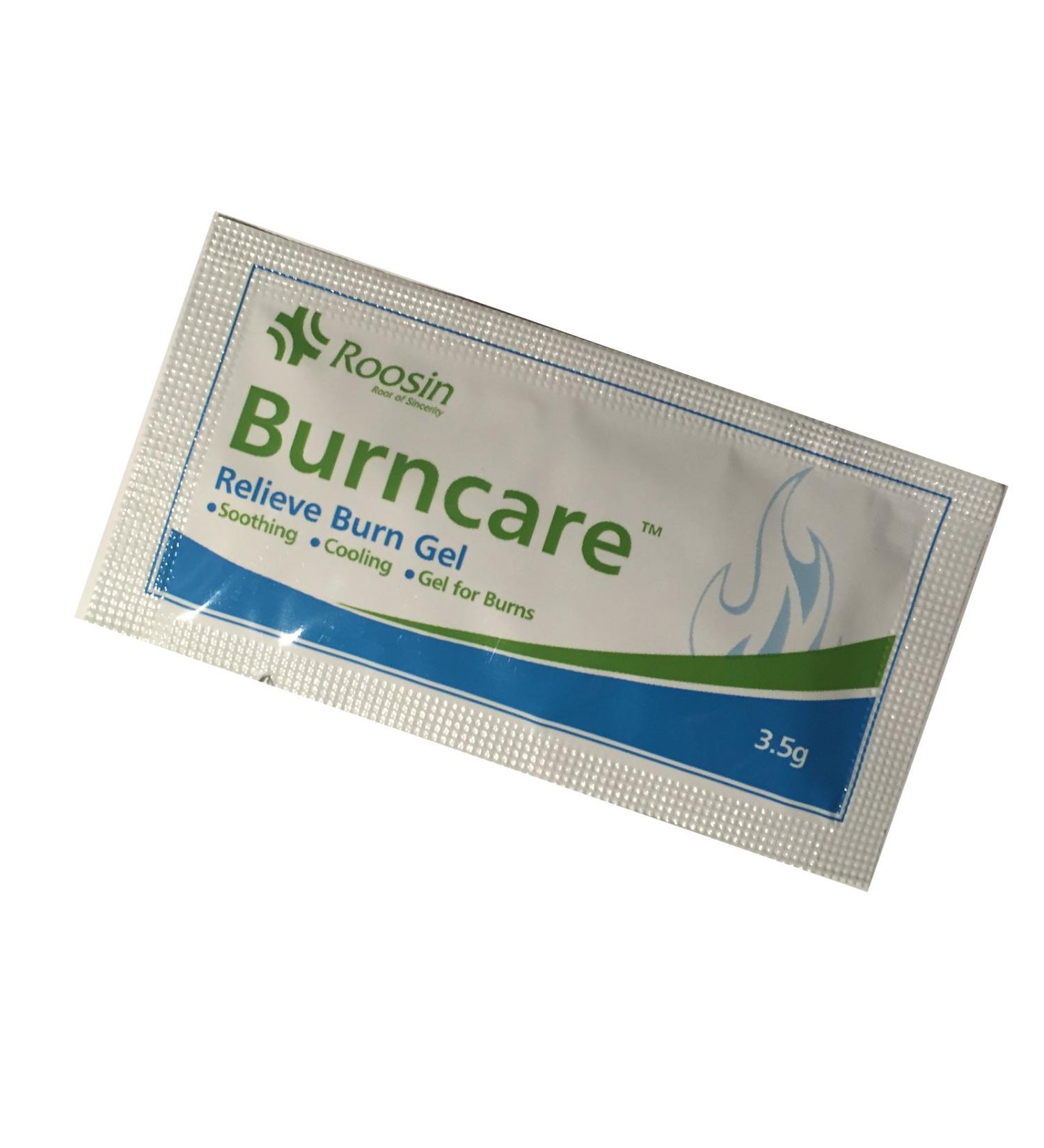 Burncare 25 EMERGENCY FIRST AID BURN CARE SCALDS COOLING SOOTHING GEL SACHETS 3.5ML