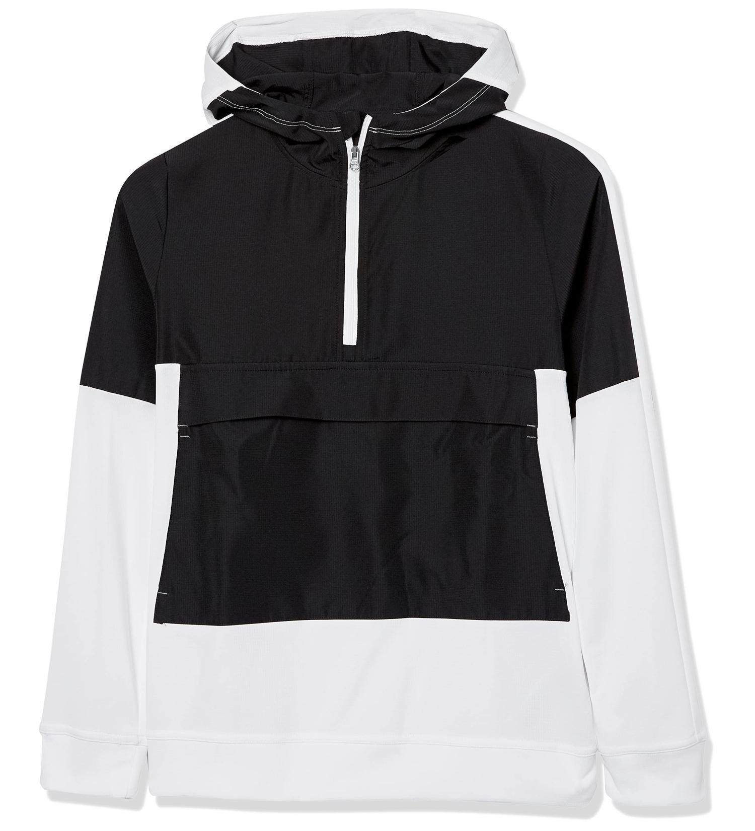 adidas Boys Anorak Pullover - Black - Size Large | Shop Now - Buy Online on GoSupps.com