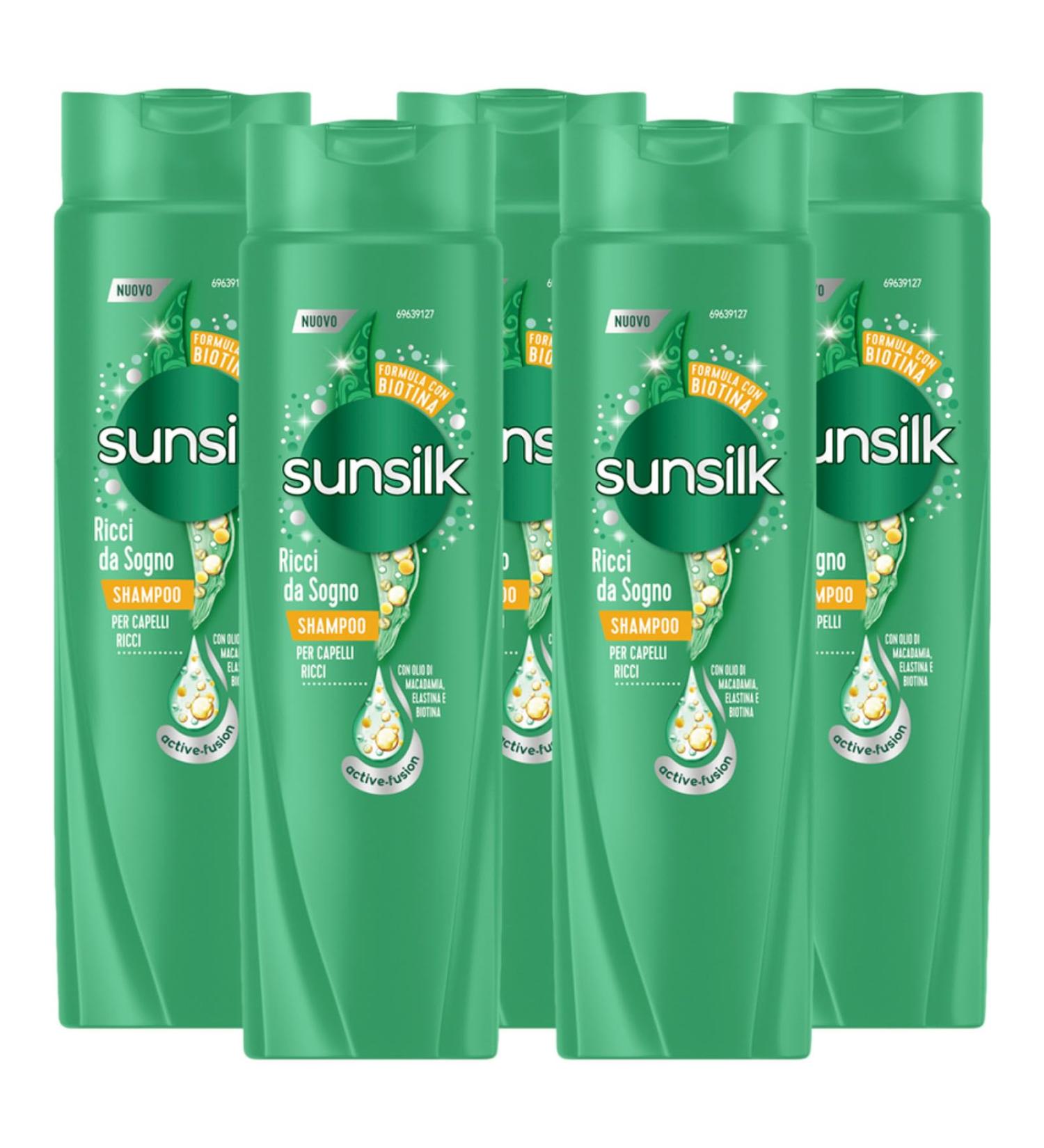  Sunsilk Sunsilk Dream Curly Anti-Frizz Action Shampoo for Defined Elastic Hair - 5 x 250ml Bottles - Buy Online on GoSupps.com