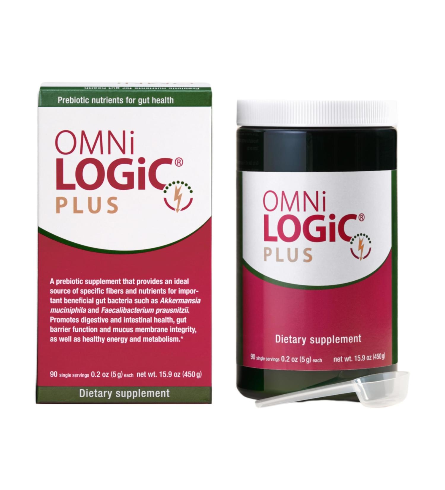 Omni-Logic Plus Prebiotic - Prebiotic Fiber Powder Supports Balanced Gut Bacteria and Optimal Digestive Health - Non-GMO Daily Fiber Supplement Powder (90 Servings)