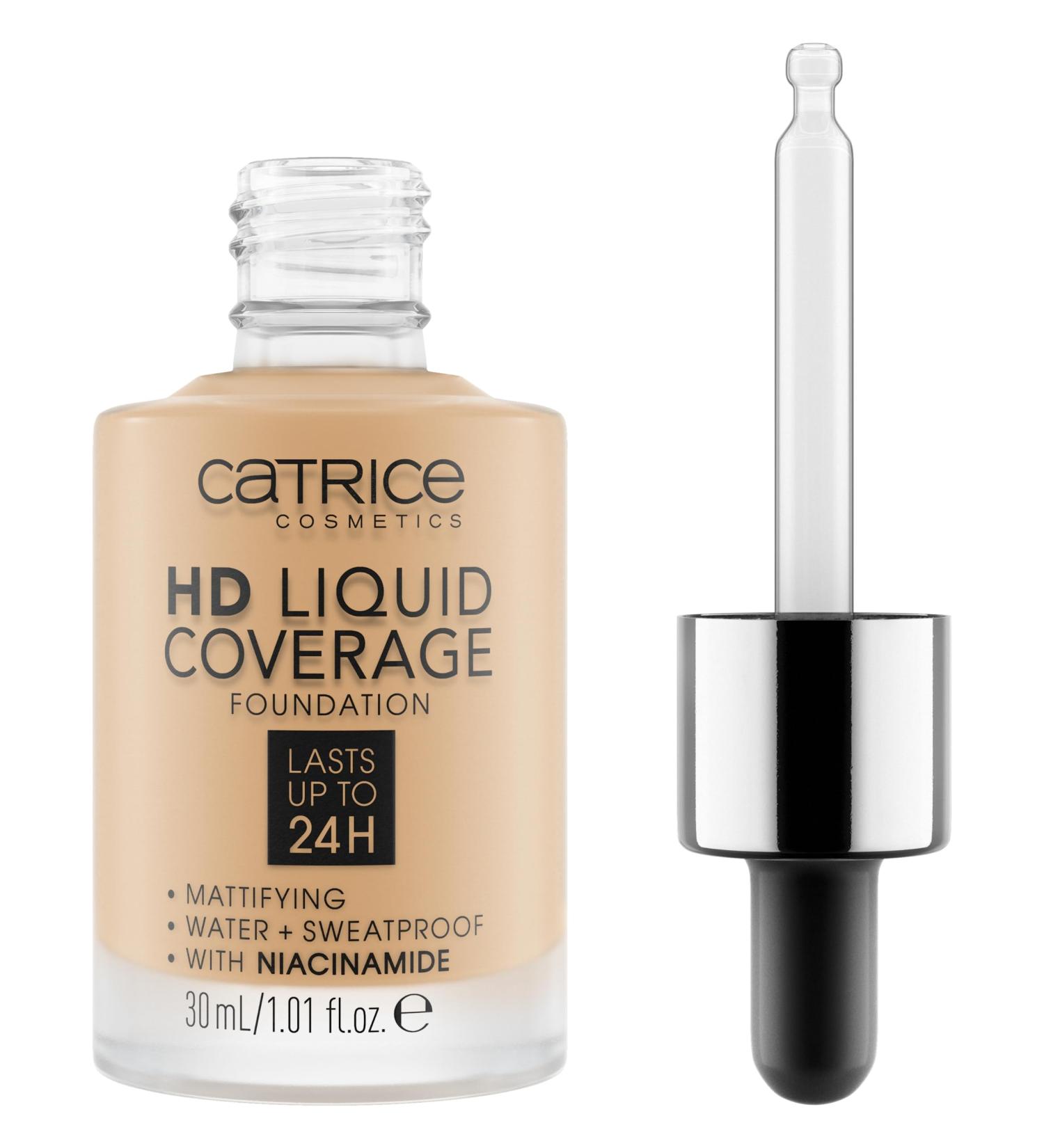 Catrice HD Liquid Coverage Foundation 036 - Vegan Long-Lasting Matte Oil-Free Waterproof - 30ml for Impure Skin | International Shipping Available - Buy Online on GoSupps.com