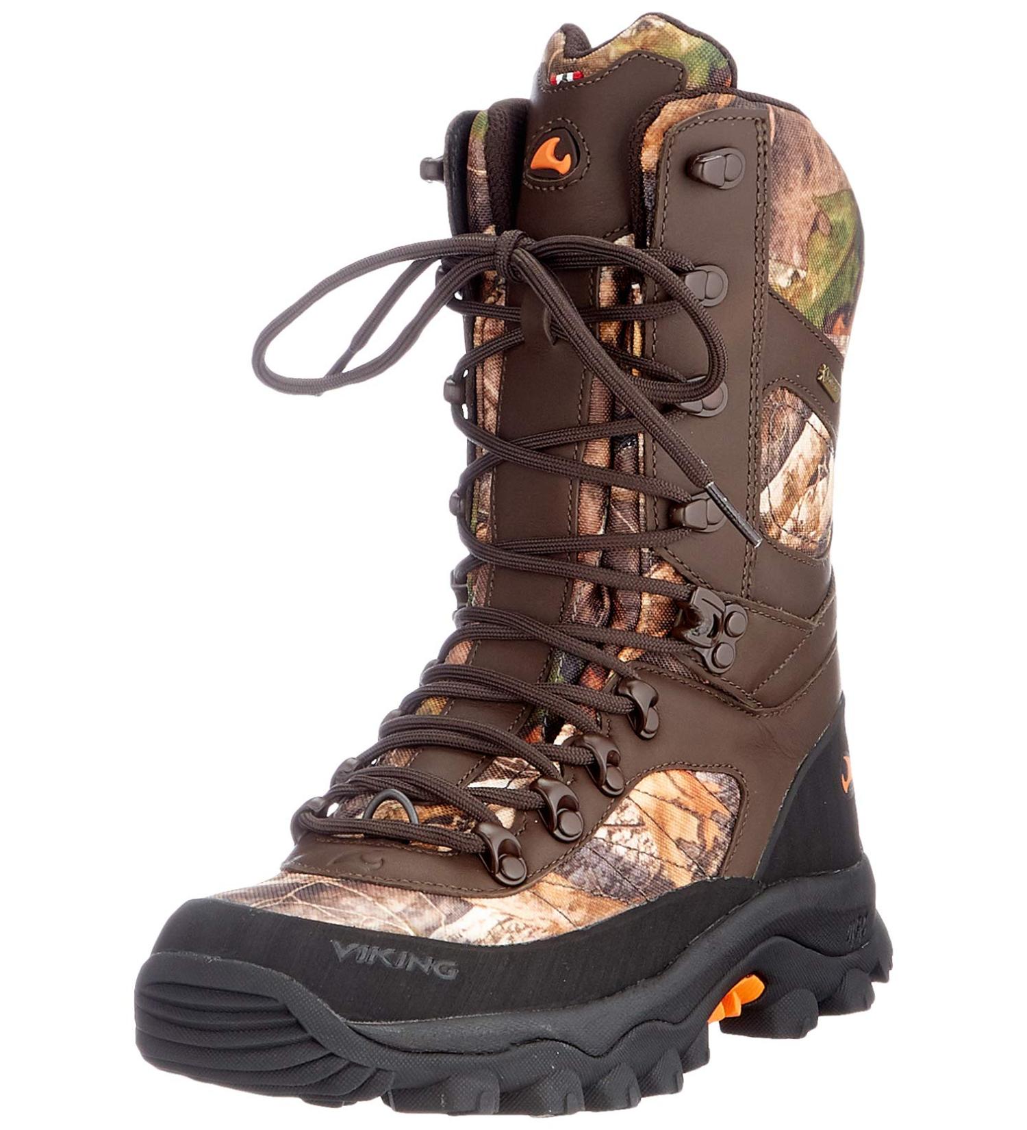Viking Men's Villrein II Camo GTX Hunting Boots - Dark Brown Camouflage 41 EU | International Shipping - Buy Online on GoSupps.com