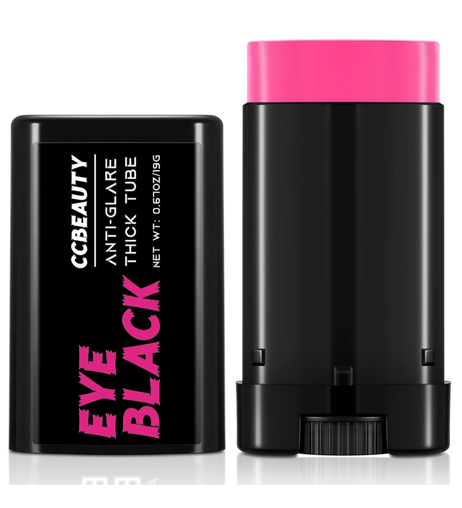 CCbeauty Pink Eye Black Stick - Sweatproof Face Paint for Baseball Football Softball & Lacrosse | Pro Performance Game Day Accessories - Buy Online on GoSupps.com