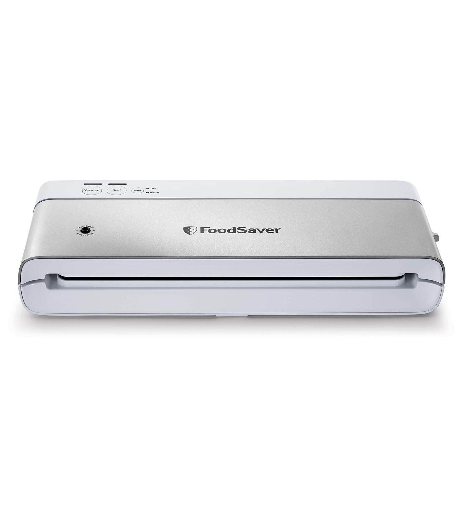 FoodSaver Compact Vacuum Sealer Machine - Airtight Food Storage & Sous Vide, White - Buy Online on GoSupps.com