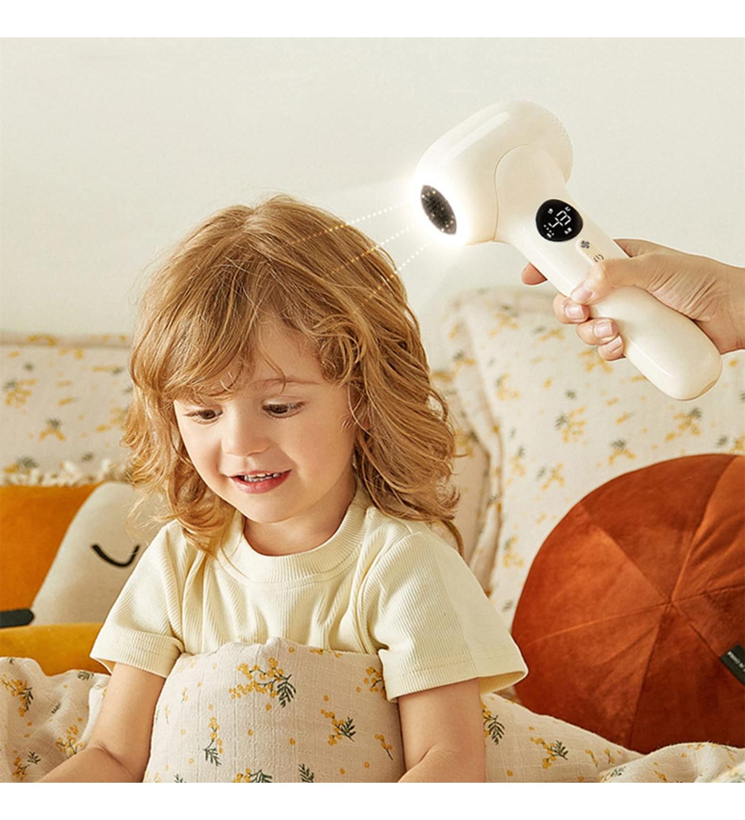 Professional Travel Hair Dryer Portable Cordless Blow Dryer with LED Screen Cold/Hot Air Rechargeable Blow Dryer for Children Pets Travel - Buy Online on GoSupps.com