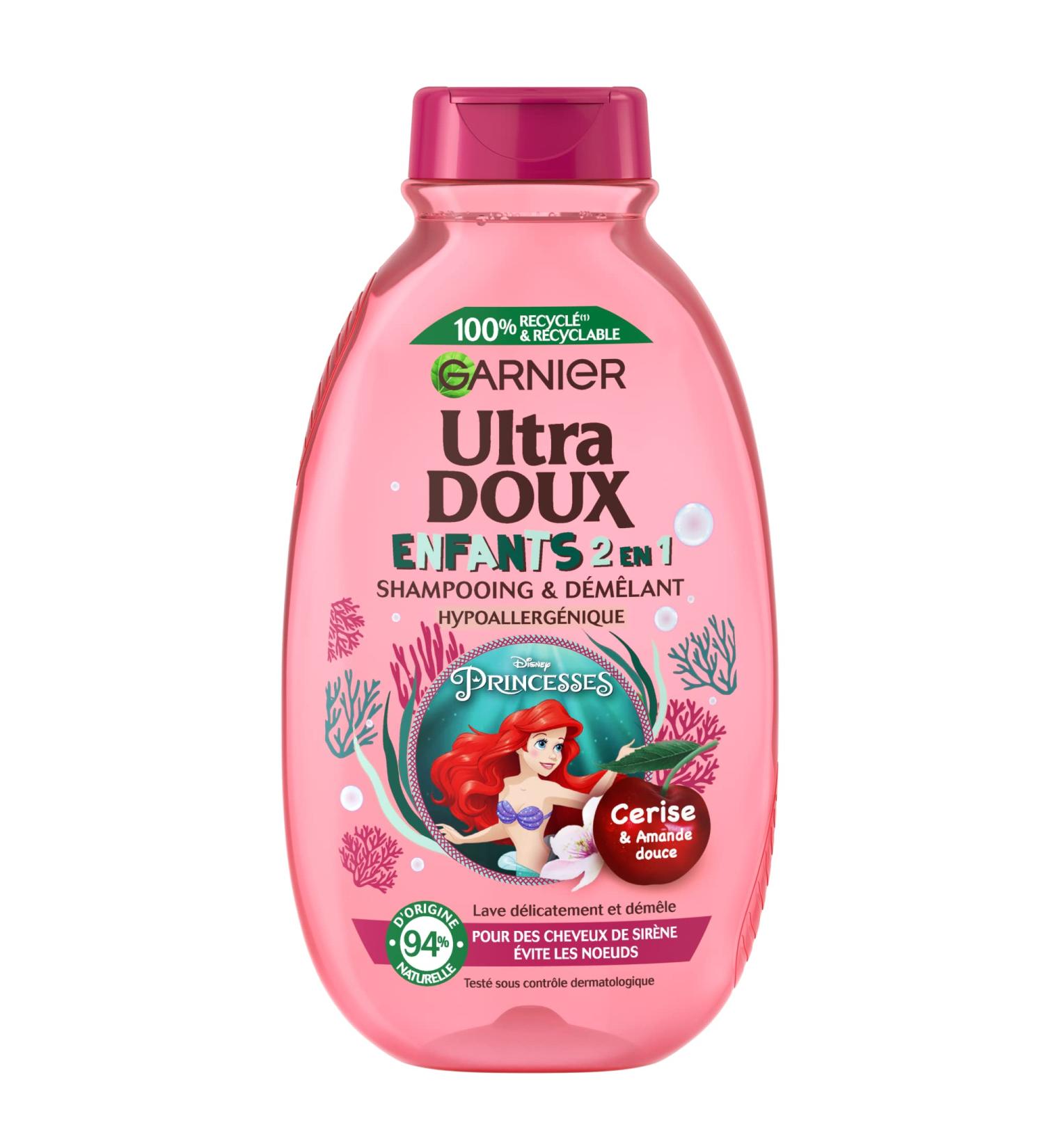 Garnier Ultra Doux Disney Little Mermaid Cherry Almond Detangling Shampoo for Children 300 ml