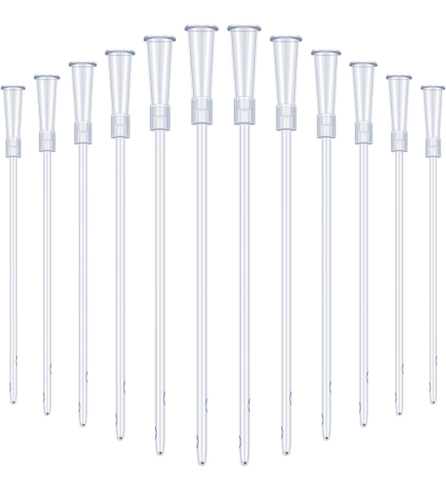 Nuanchu White PVC Replacement Tube Kit - 30 Clear Colon Tubes with Flexible Rounded End for Smooth Insertion - Ideal for Men & Women - FR12 - Buy Online on GoSupps.com