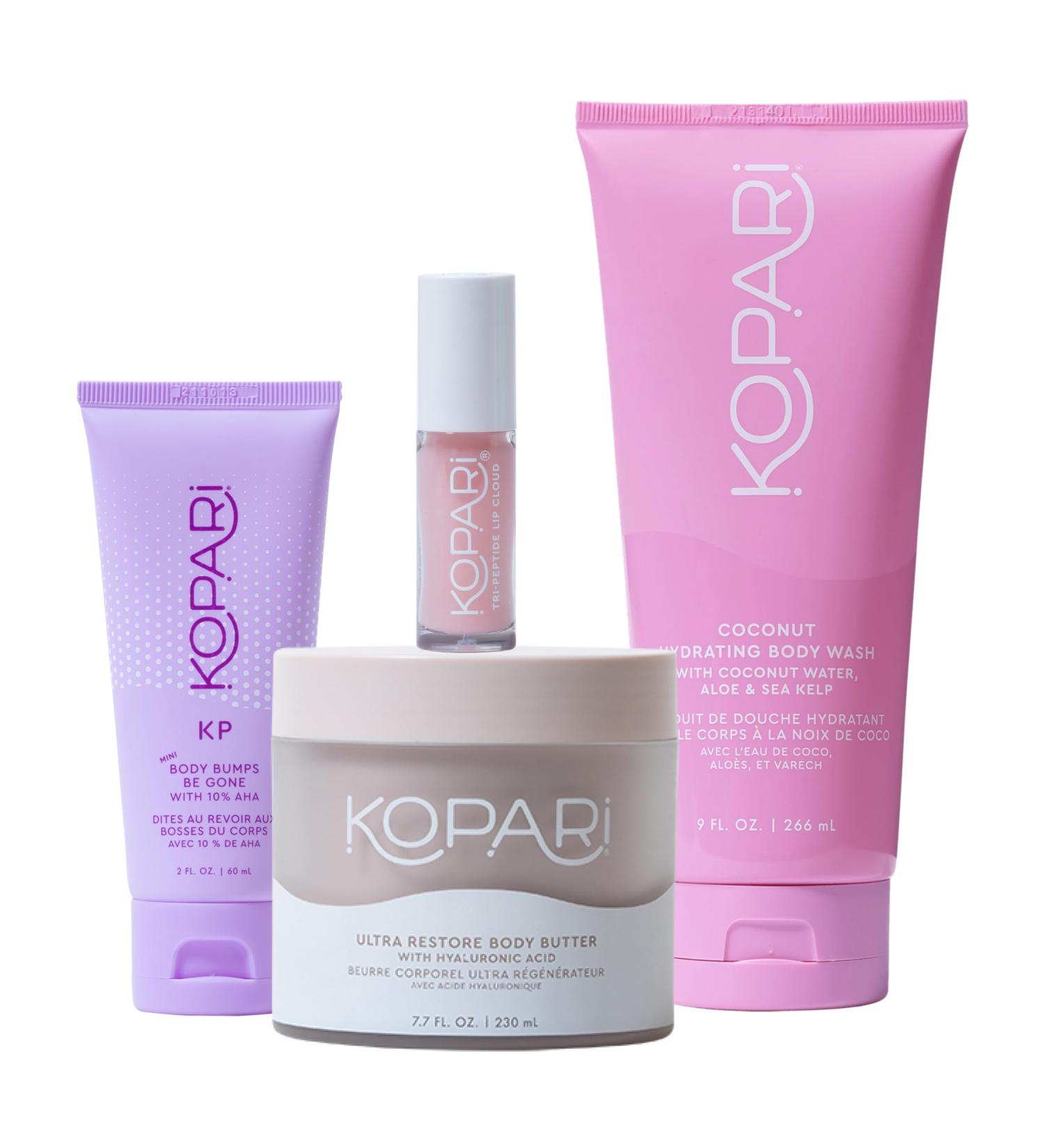 Kopari Face & Body Wishlist Kit | Clean Beauty Essentials for Radiant Skin - Ship Internationally - Buy Online on GoSupps.com