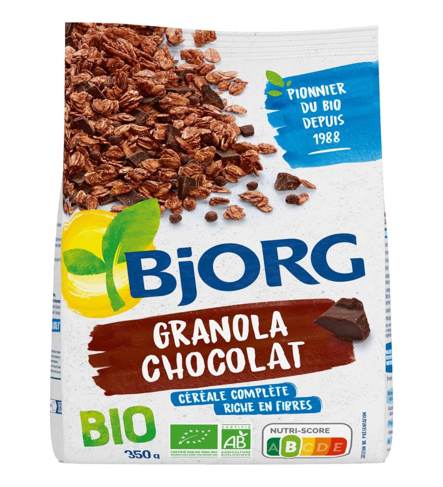  G n rique BJORG Bjorg Organic Chocolate Granola 350 g 350 g Pack of 3 Sold as a Set - Buy Online on GoSupps.com