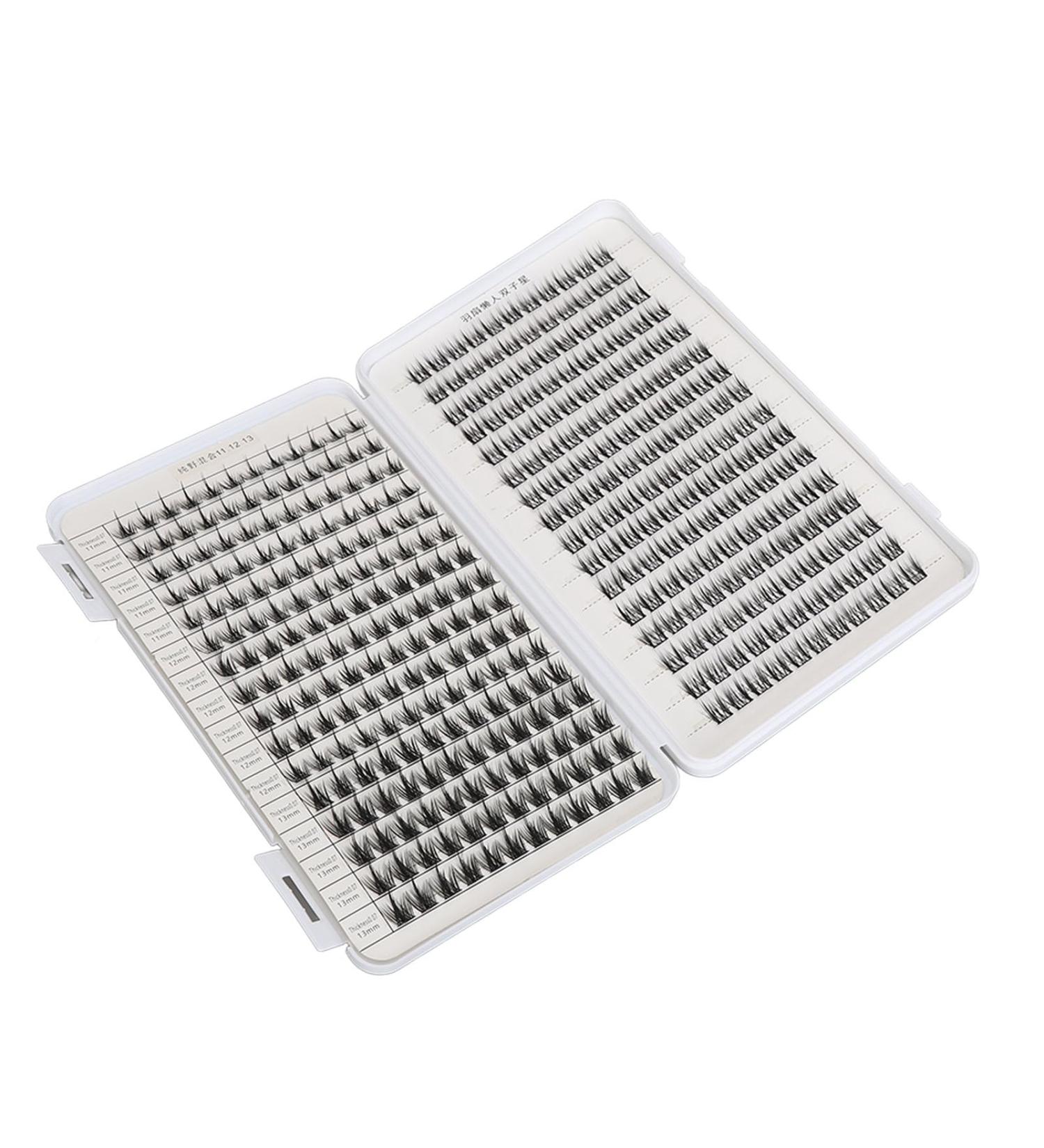 Individual Eyelashes Cluster Mixed DIYPortable Individual Lash Extensions for Dating Travel - Buy Online on GoSupps.com