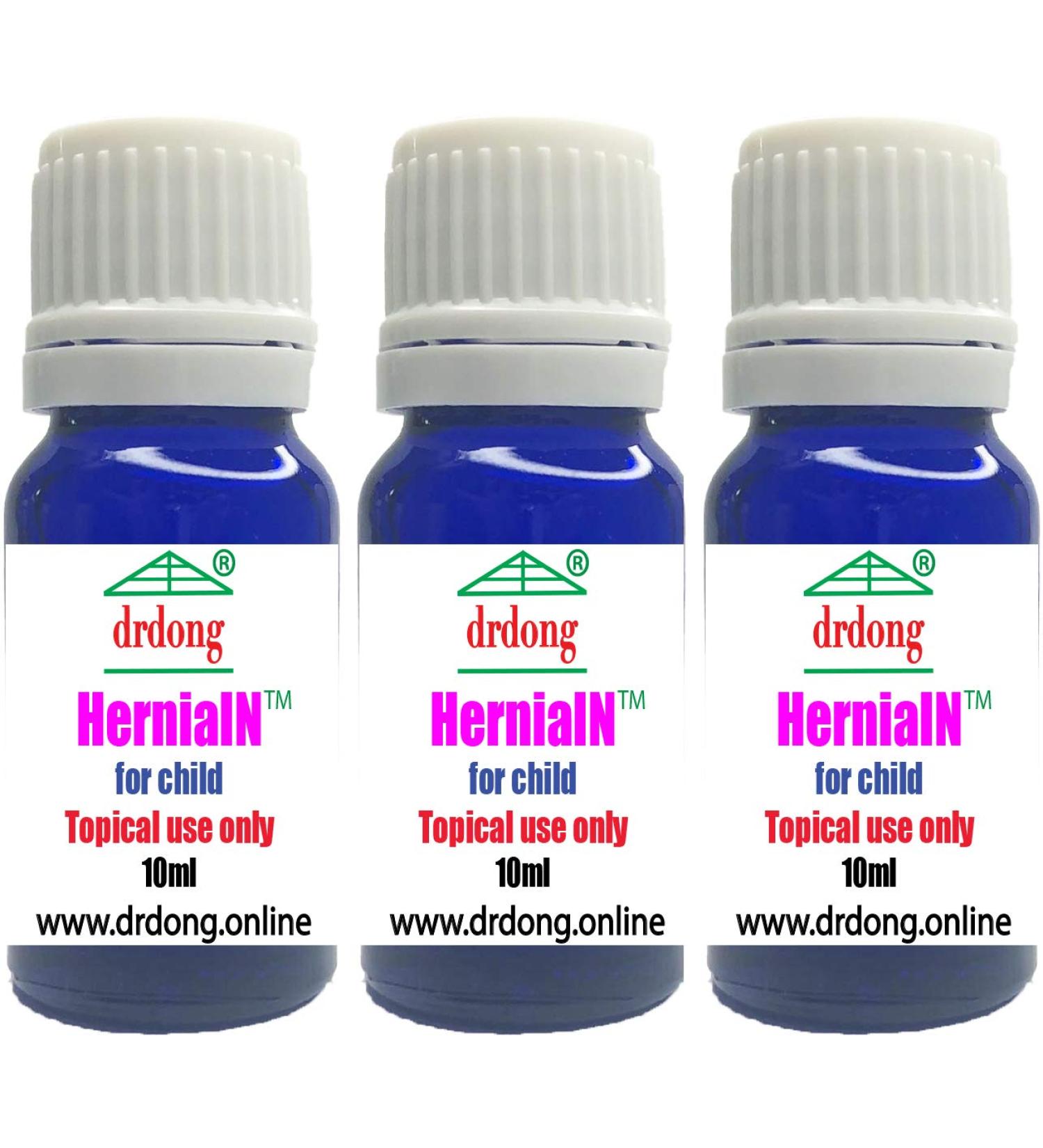 HerniaIN 3 Pack-NO Surgery NO Belt NO Tablet Essential Oil Blend Easy to Apply Tested for 50+ Years Natural Remedy for Hernias of Child Under 12 Try it for 1-2 Weeks Before Seeing a Doctor - Buy Online on GoSupps.com