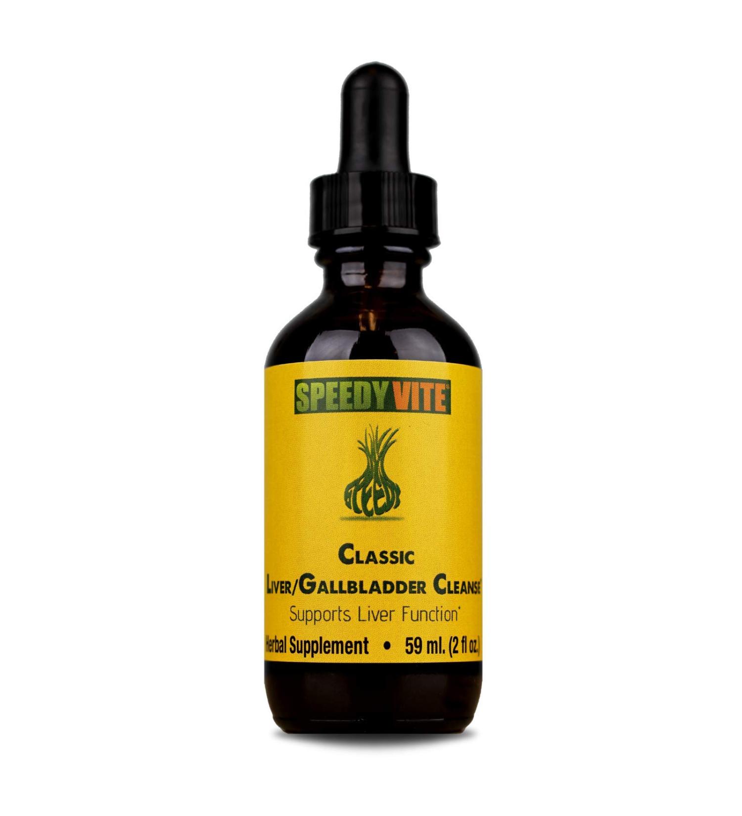 Classic Herbal Liver & Gallbladder Cleanse - Detox Drops (2 fl oz) with Milk Thistle & Dandelion Root - International Shipping Available - Buy Online on GoSupps.com