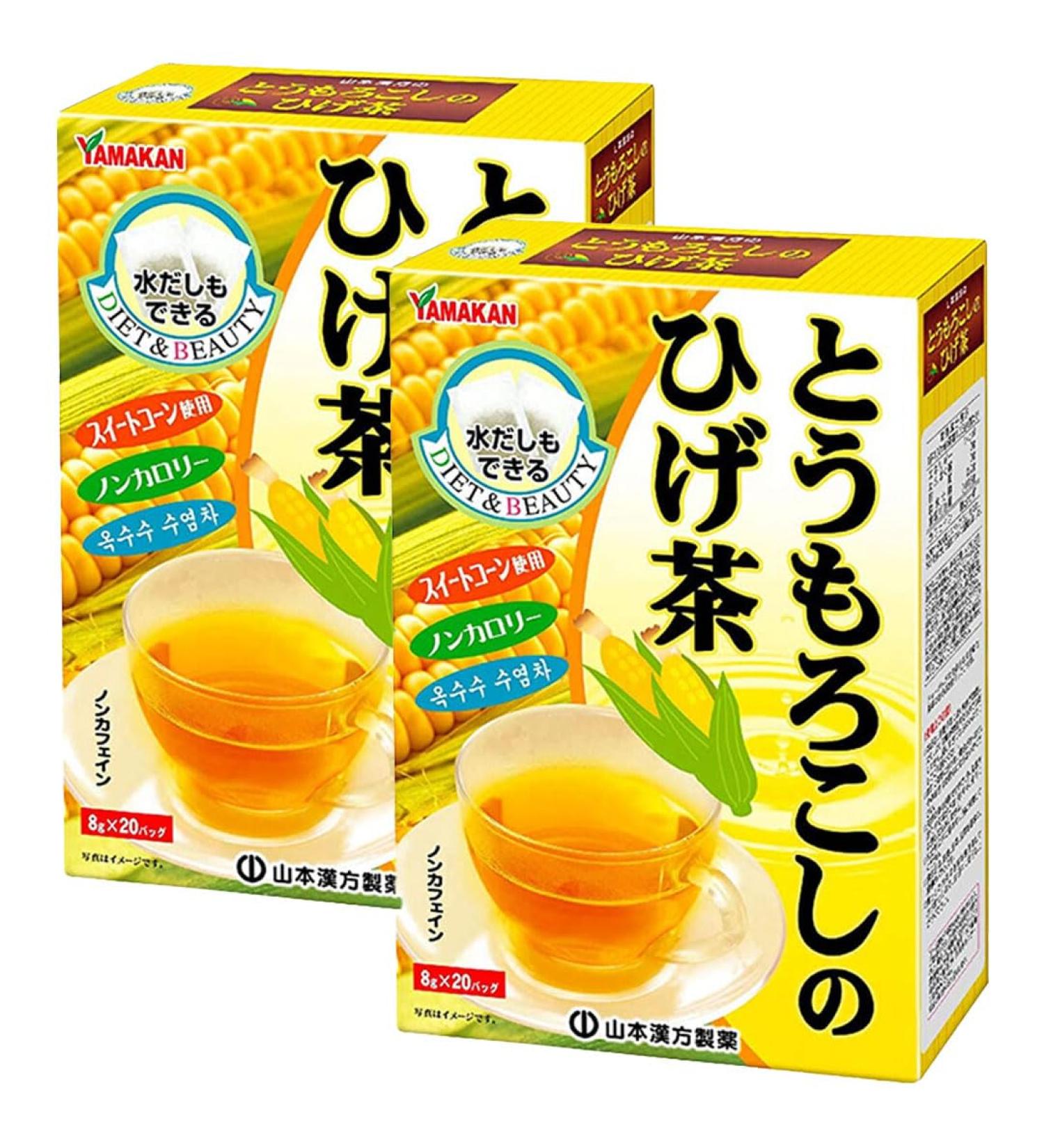Yamakan Kampo Seiyaku Corn Silk Tea Bag Healthy Drinks (20 Tea Bags) 160g (Pack of 2) - Buy Online on GoSupps.com