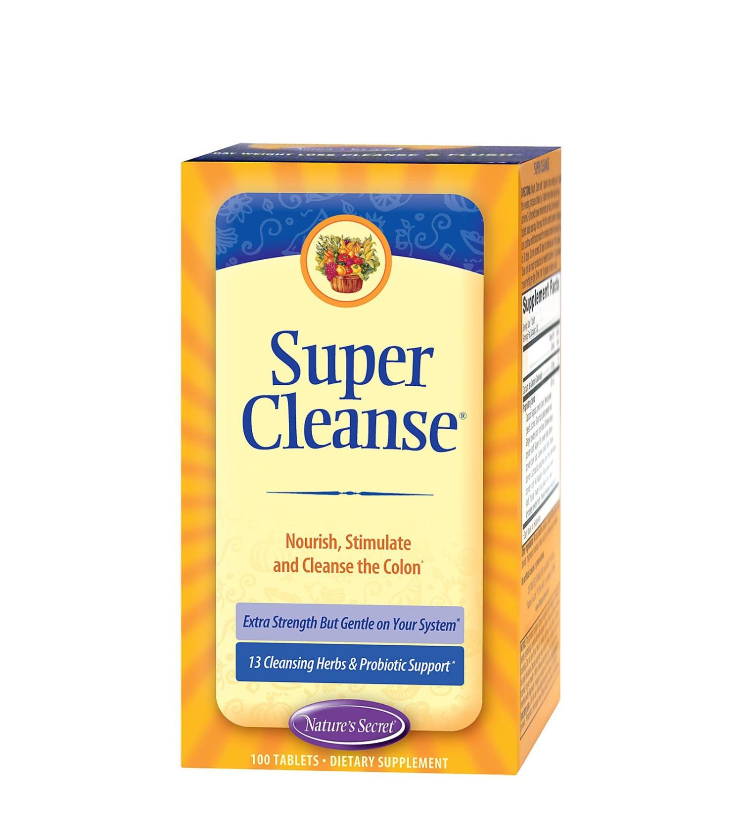 Nature's Secret Super Cleanse 100 Tablet