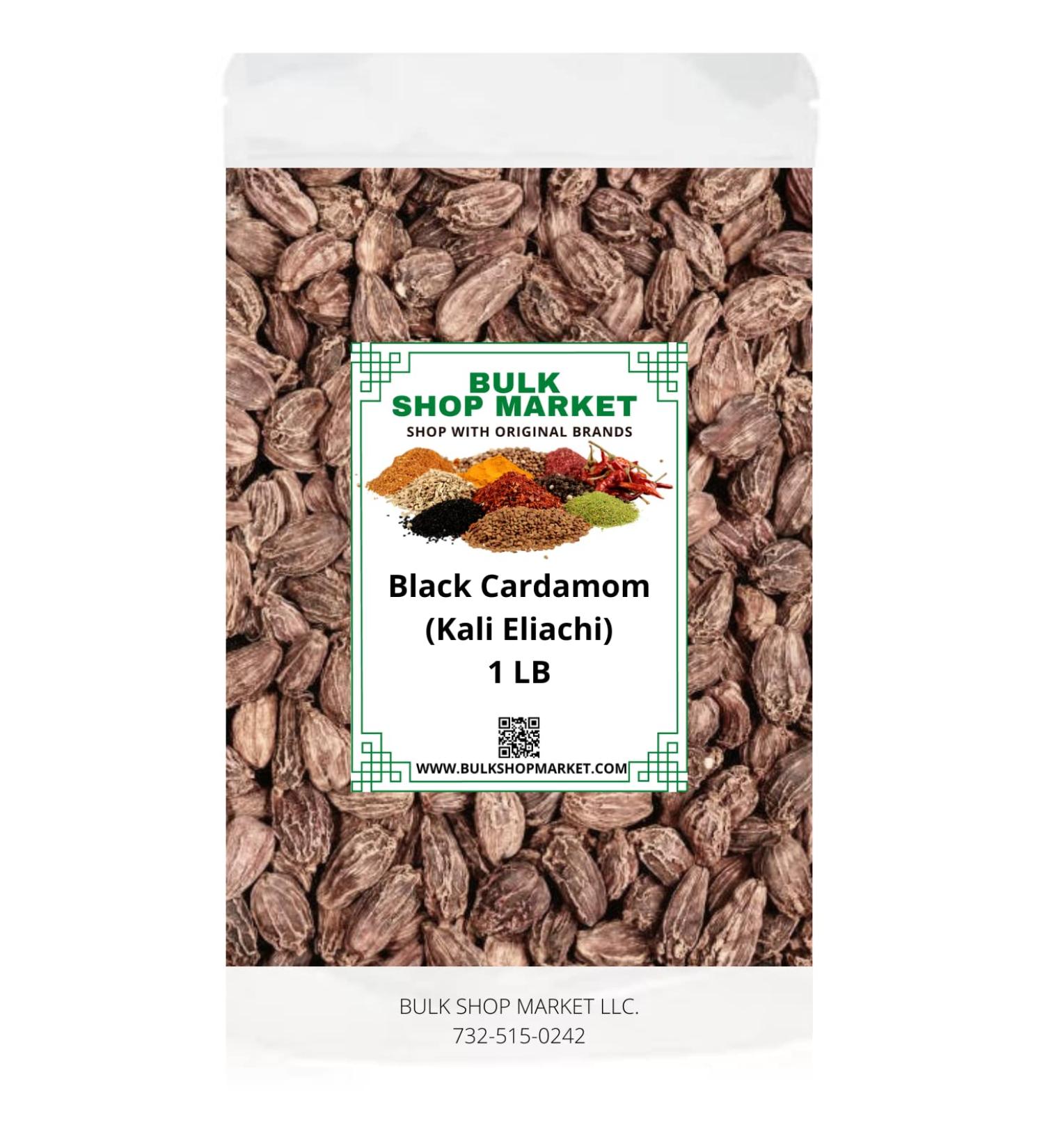 Black Cardamom Whole Spice By BulkShopMarket (1 LB) 1 Pound (Pack of 1)