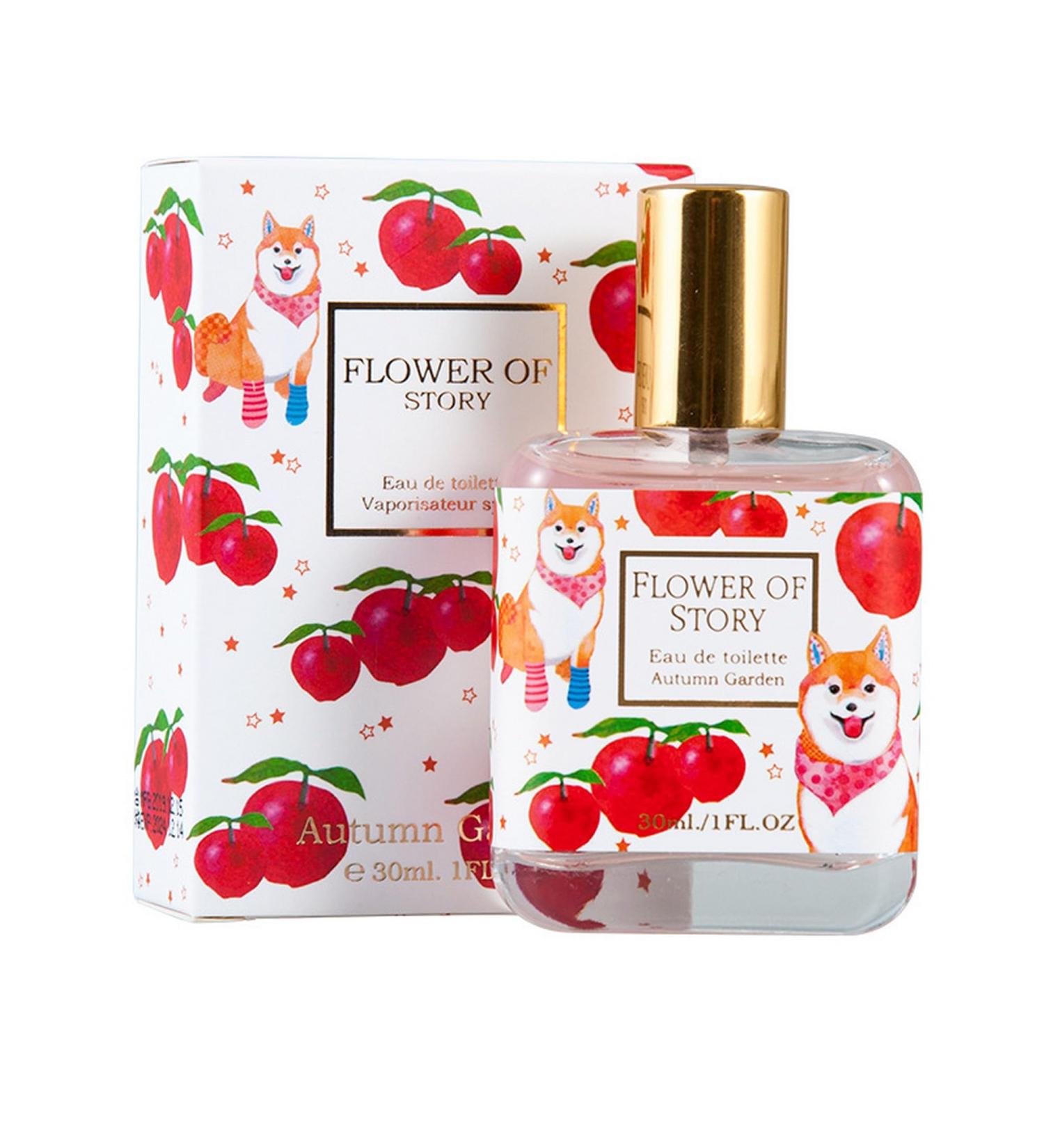 Flower Story Girl Student Perfume Fruit Fragrance Fresh Fragrance Fresh Maiden Natural Lasting Eau de Toilette 1 Fl Oz (30ml Red apple) 1 Ounce (Pack of 1) Red apple