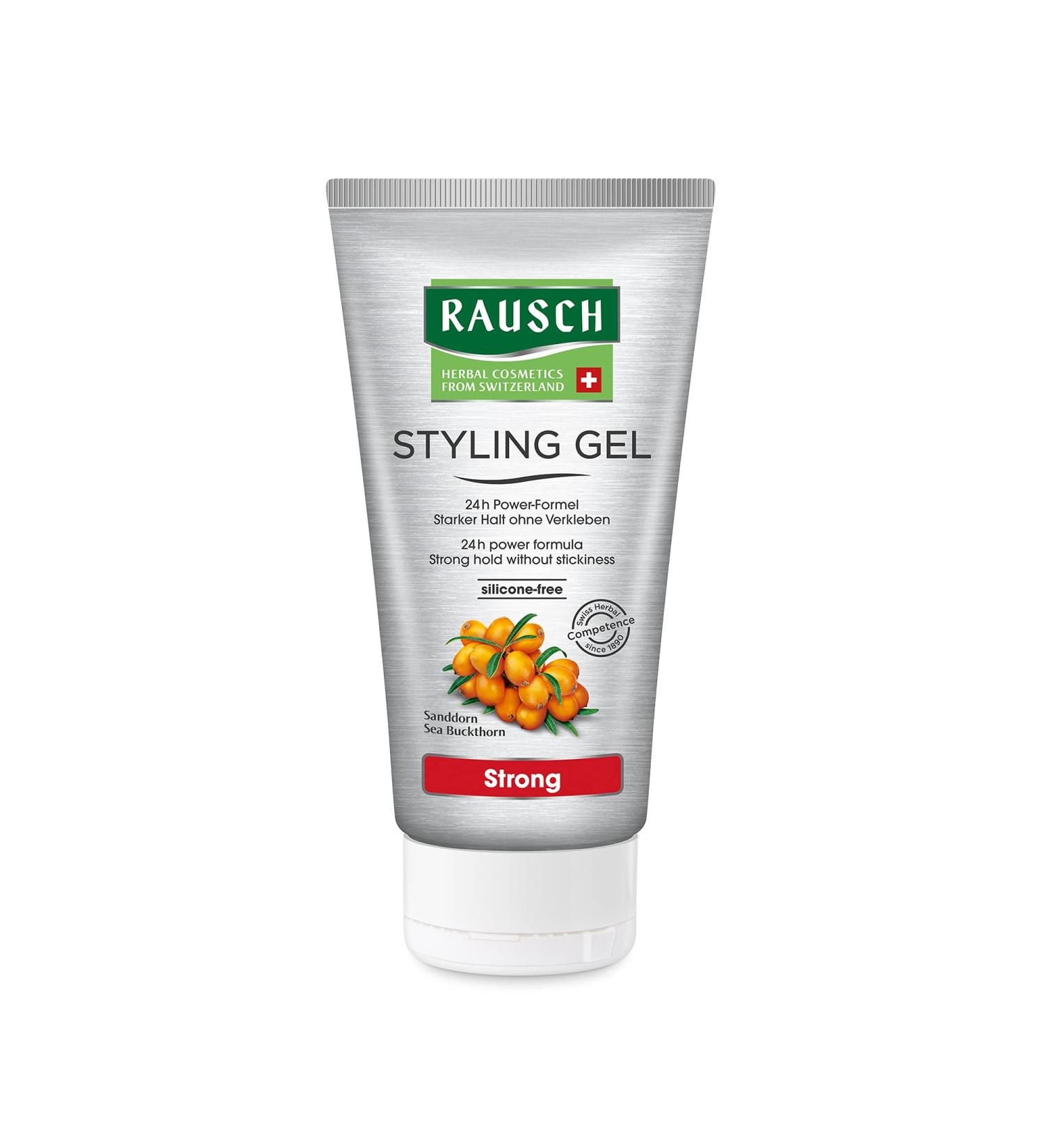 Rausch Strong Styling Gel (with powerful formula for 24h long-lasting hold no stickiness vegan) 1 bottle (1 x 150 ml) - Buy Online on GoSupps.com