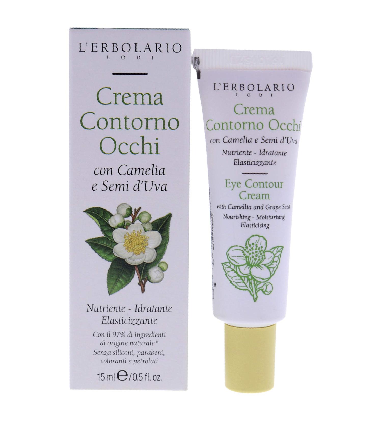 L'Erbolario eye cream with camellia and grape seeds 1 pack (1 x 15 ml)