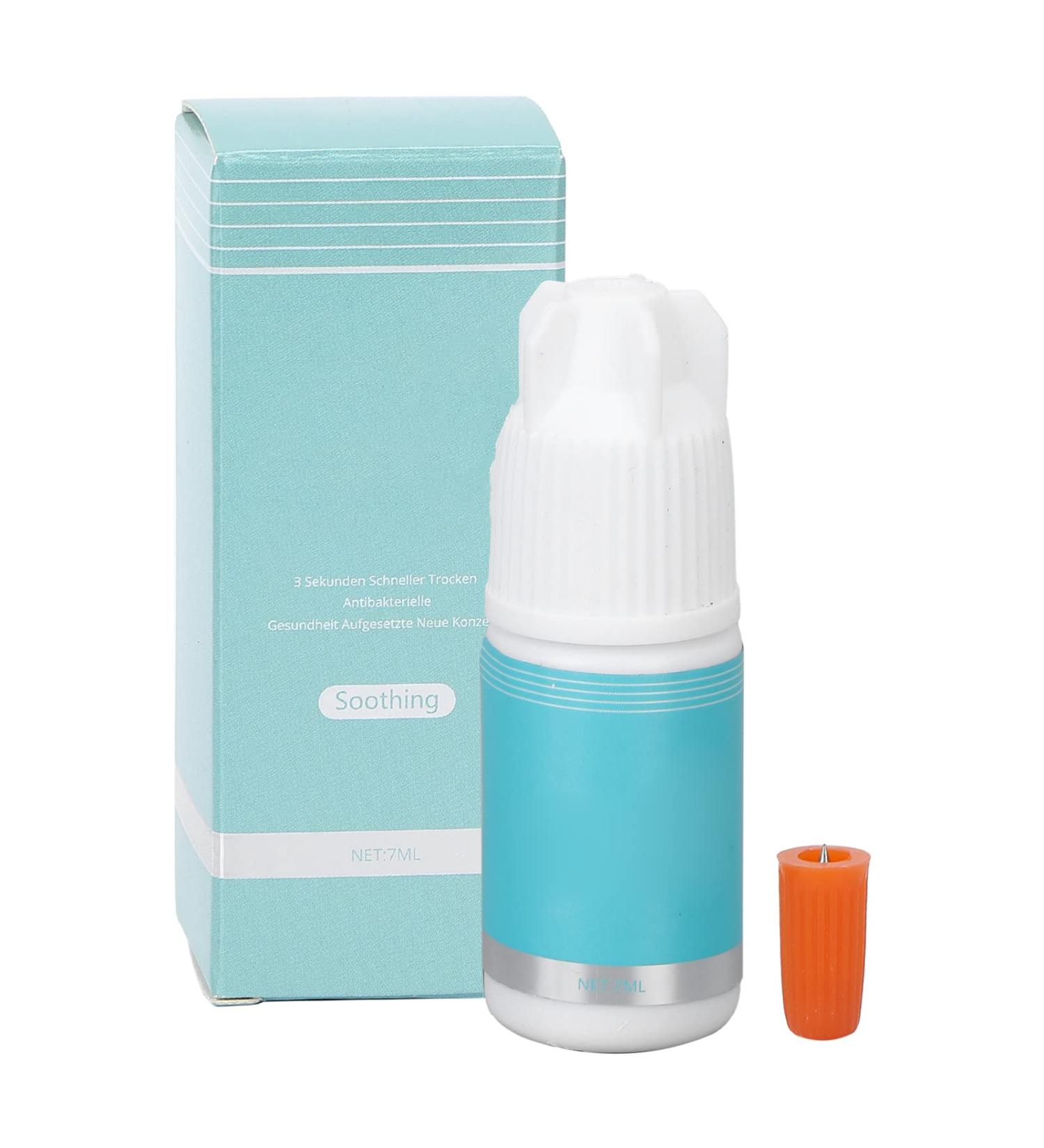 Premium 7ml Eyelash Extension Adhesive for Sensitive Eyes - Rapid Drying (3-4 Sec) Odorless & Long-Lasting for Professionals & DIYers - Buy Online on GoSupps.com