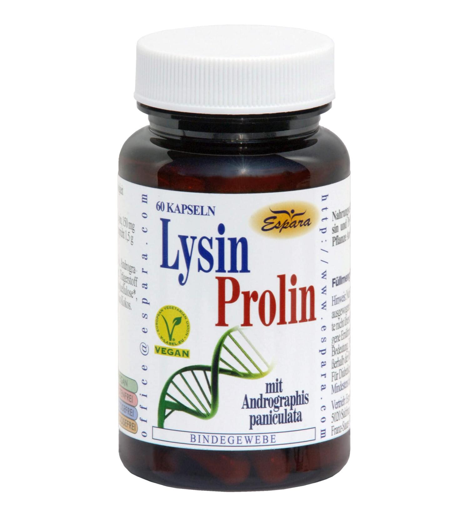 Lysine Prolin capsules 60 st