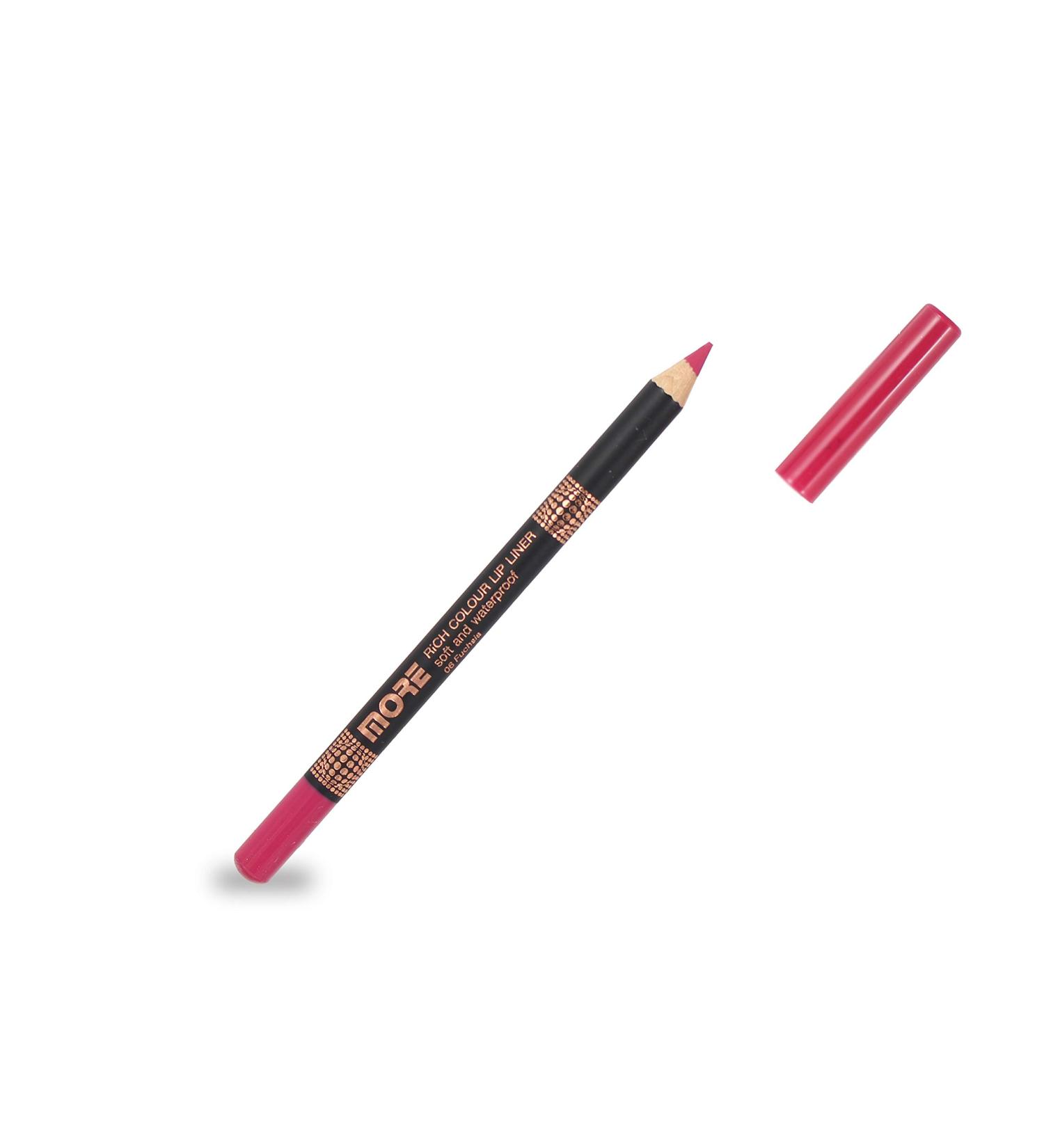  MORE COSMETICS Fuchsia Soft Lip Pencil Long Lasting Water Resistant Easy to Blend - Buy Online on GoSupps.com