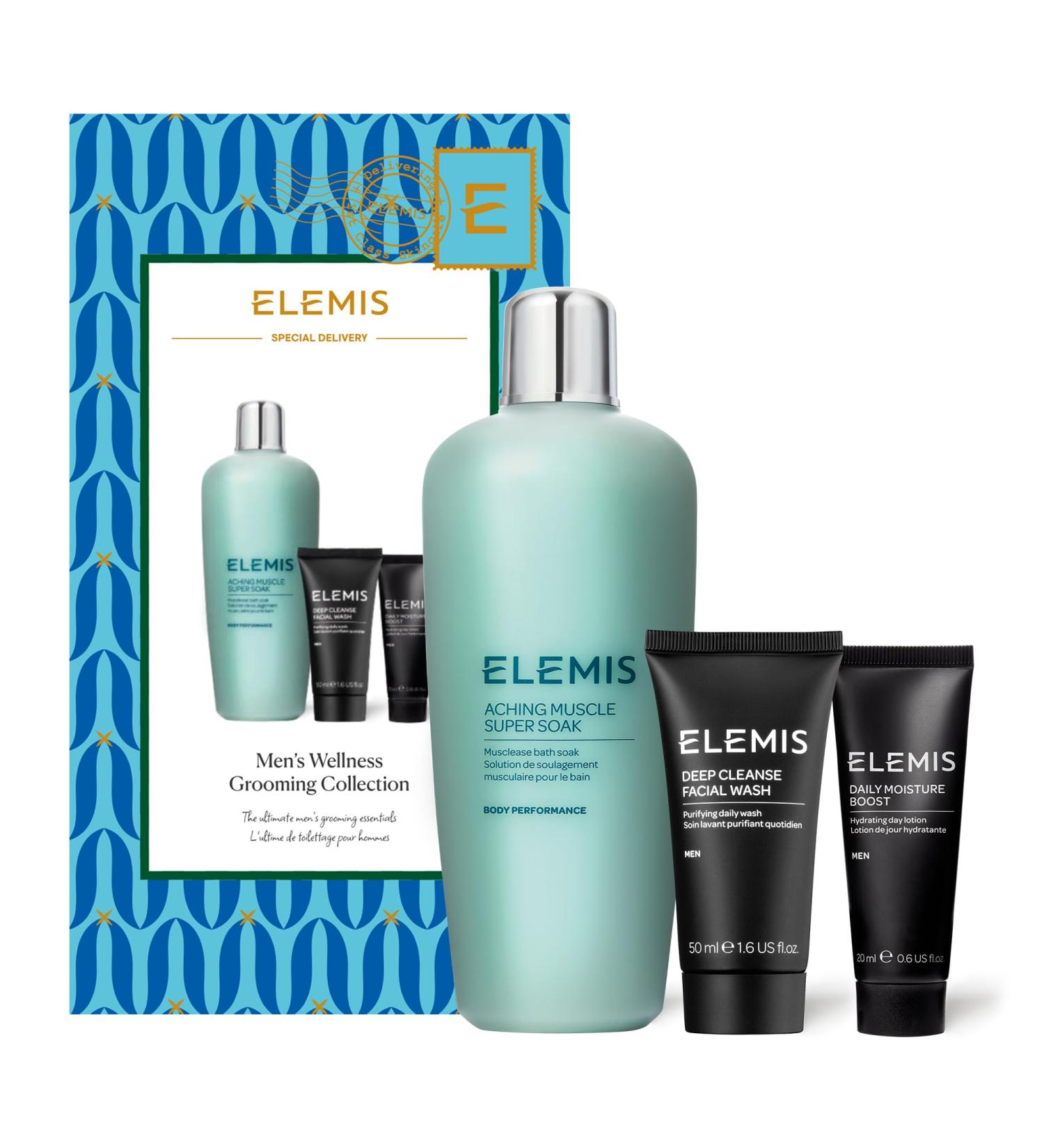 Elemis Men's Wellness Grooming Christmas Collection - Luxury Bath & Skincare Bundle - Buy Online on GoSupps.com