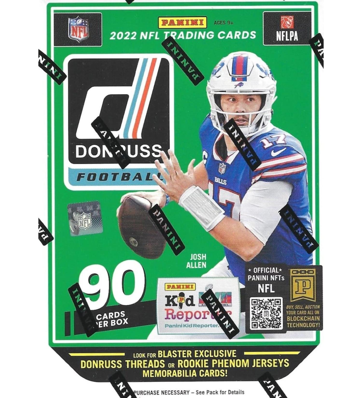 2022 Panini Donruss Football Trading Card Blaster Box - 90 Cards - Buy Online on GoSupps.com