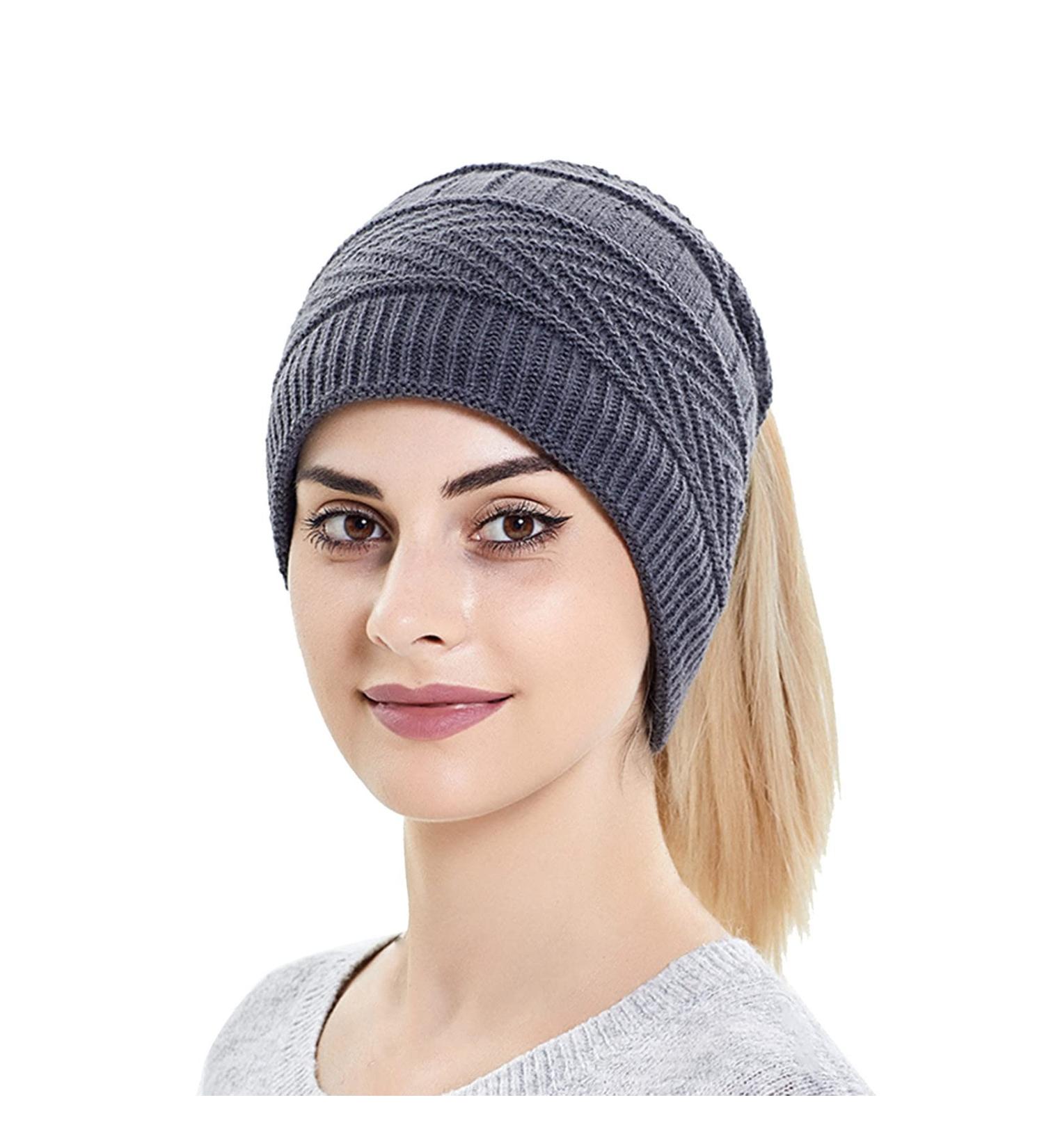 Hanxiulin Coarse Knit Winter Hat for Men & Women | Soft Warm Windproof Beanie - Classic Fashion Knit Cap - Buy Online on GoSupps.com