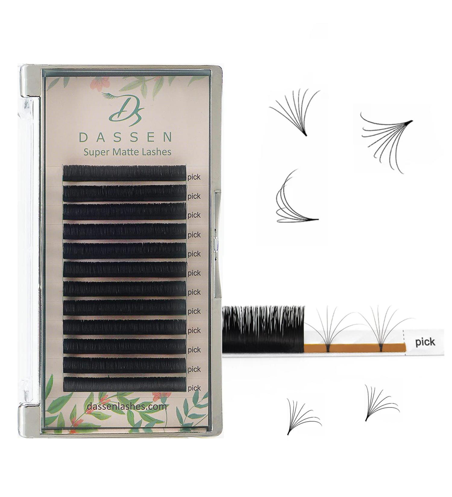 Volume Lash Extensions .07 Easy Fan Volume Lashes 8-16mm Self Fanning Eyelash Extensions C/CC/D/DD Curl Supplies (0.07 DD Mix-8-16mm) 1 count (Pack of 1) 0.07-dd - Buy Online on GoSupps.com