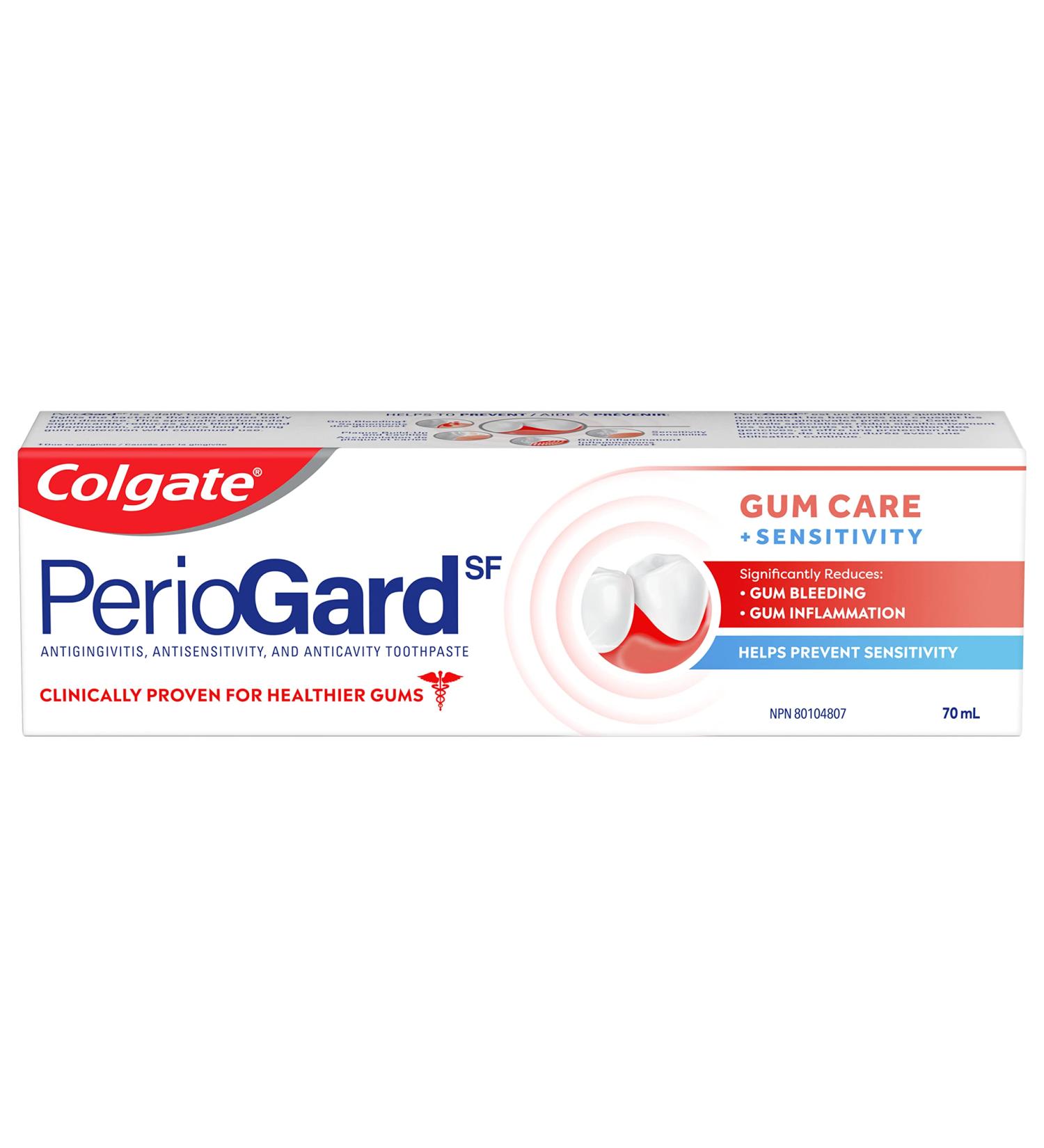 Colgate PerioGardSF Toothpaste Gum Care + Sensitivity - 70 mL - Buy Online on GoSupps.com