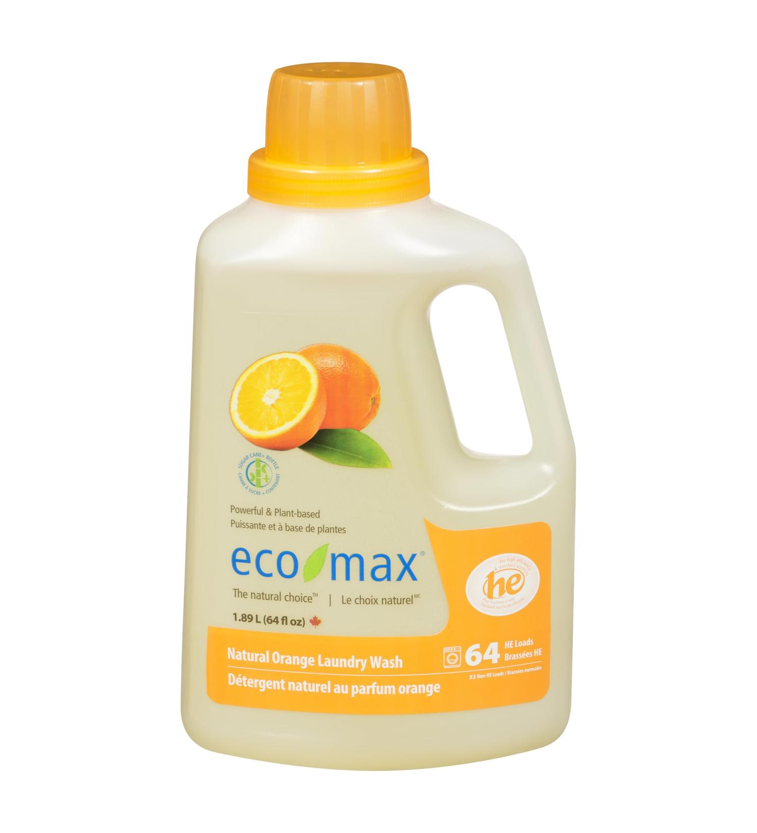 Eco-Max Natural Orange Laundry Wash - 1.89L