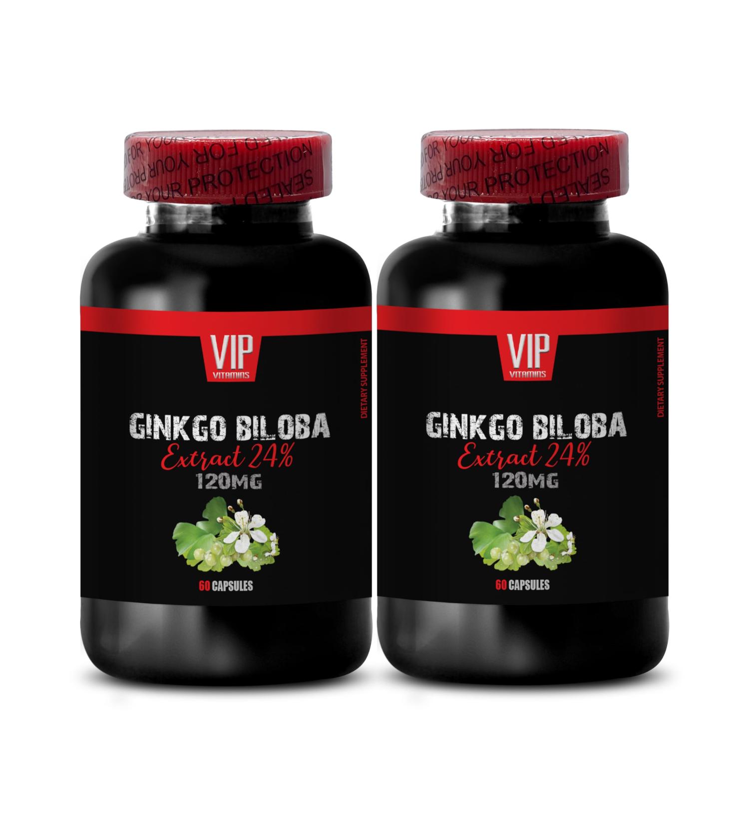 Ginkgo BILOBA Extract - Ginkgo Biloba Memory Ginkgo Biloba Extract Sharper Thinking Supports Daily Thinking Natural Brain Energy Clear Decision-Making Ginkgo Capsules 2Bot - Buy Online on GoSupps.com