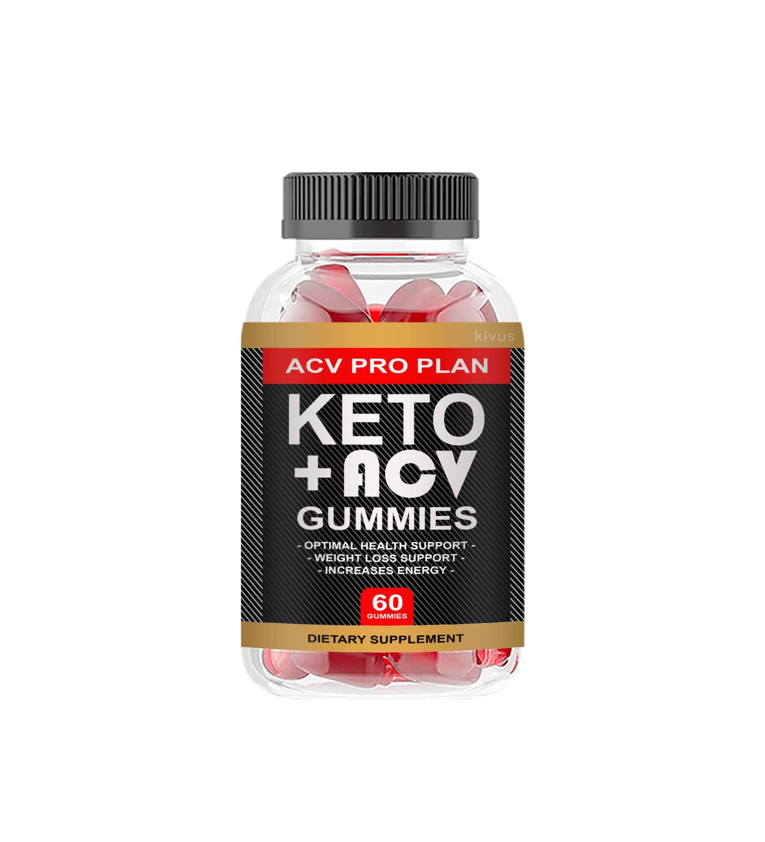 Kivus ACV Keto Pro Gummies - Apple Cider Vinegar Gummies (60 Count) - Buy Online on GoSupps.com