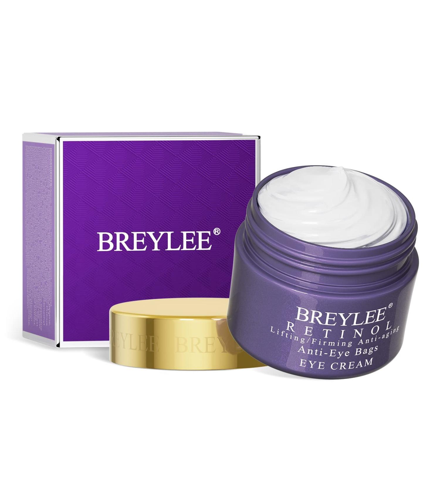 BREYLEE Retinol Eye Cream - Puffy Eyes and Dark Circles Treatment for Youthful Skin - 0.70 Fl Oz - Buy Online on GoSupps.com