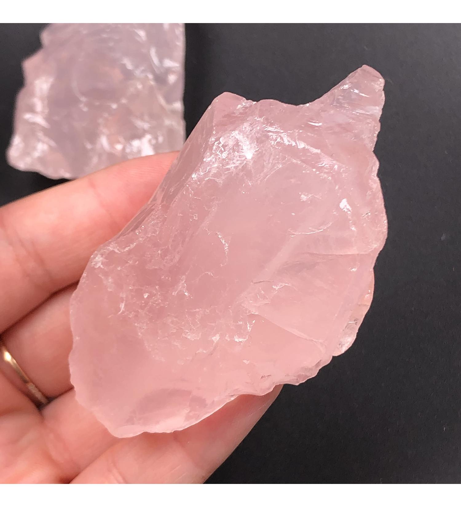 Home Decoration Natural Pink Rose Quartz Crystal Stone Rock Chips LuckyNatural Stones and Minerals th Decoration Stones ZJGIDTEM (Size : 90-100g) - Buy Online on GoSupps.com