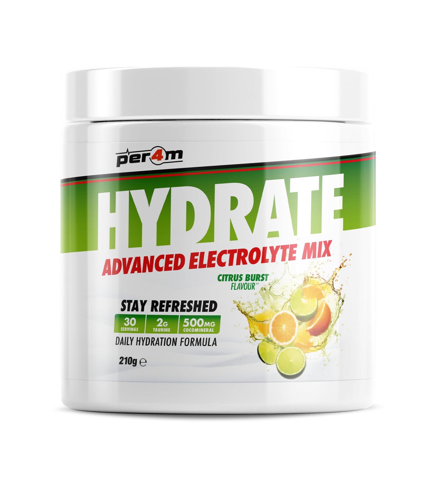  per4m Per4m Hydration Electrolyte Mix Citrus Burst 210g - Buy Online on GoSupps.com