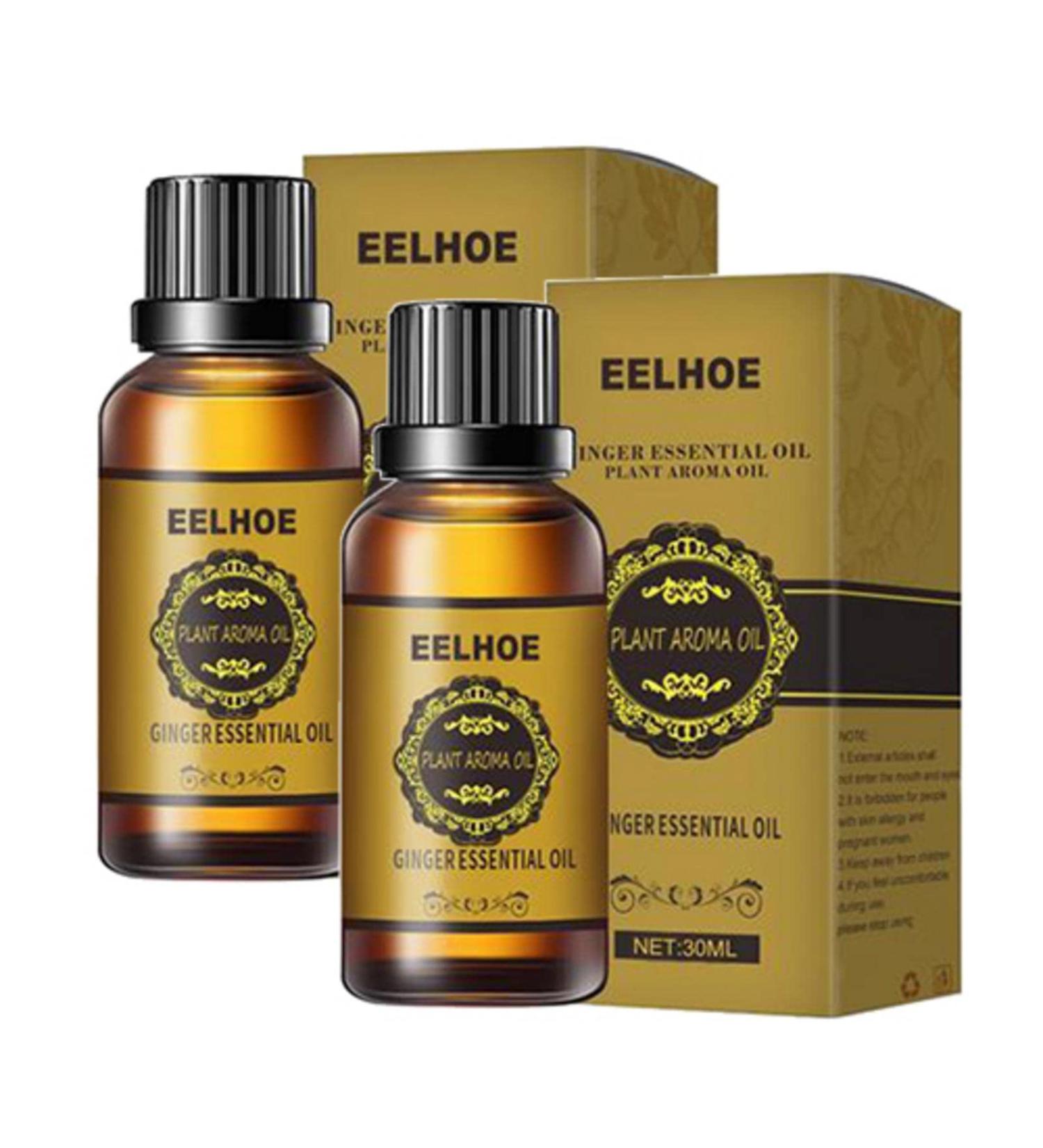 Shenrongtong Abdominal Drainage Ginger Oil 60ml - Natural Slimming Massage Oil for Lymphatic Relief & Pain Relief - Buy Online on GoSupps.com