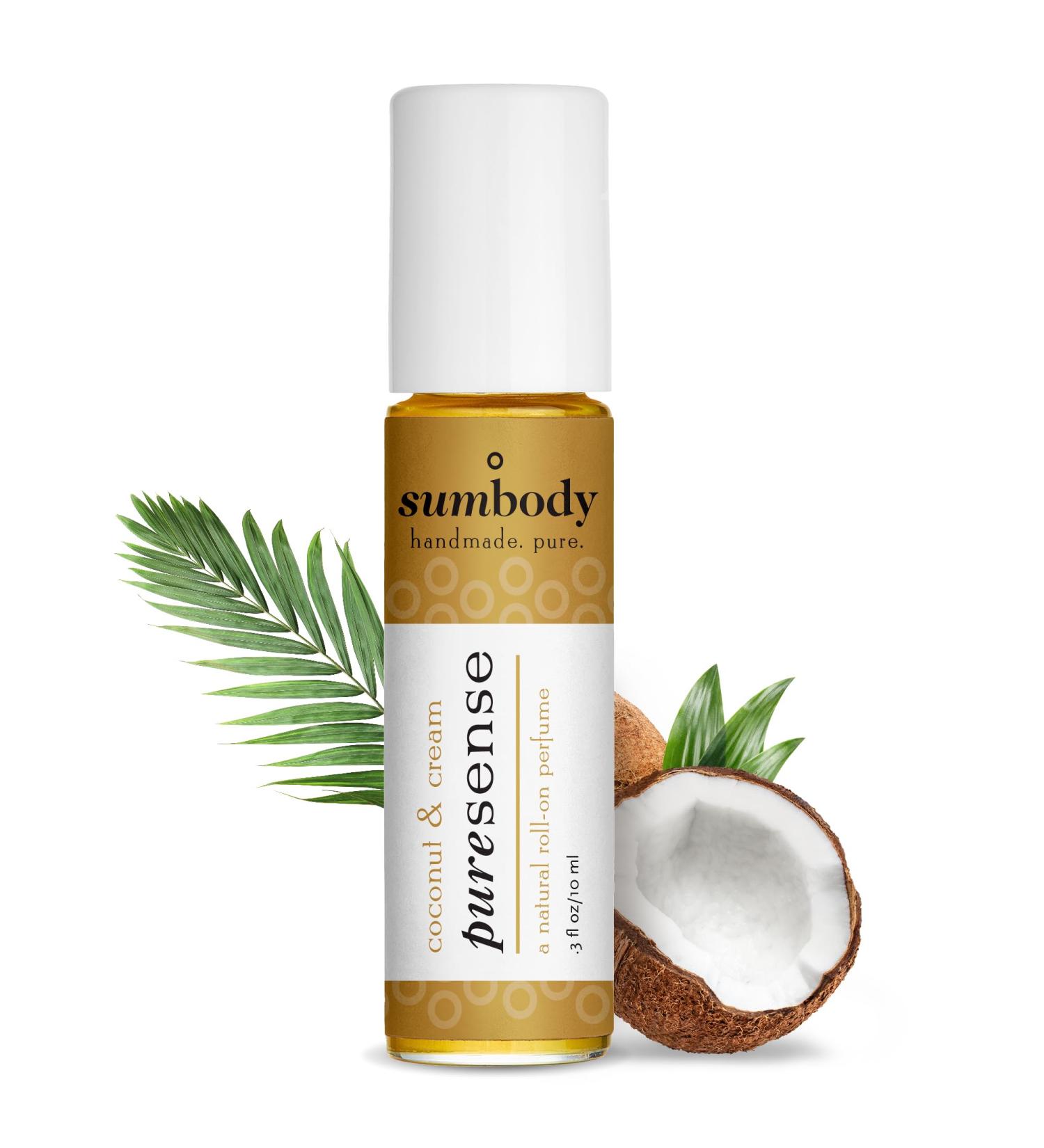 Perfume Oil for Women Puresense Coconut & Cream - (10ml) Aromatic Roll On Perfumes for Women Therapeutic Grade Oil Blend Organic Body Oil Fragrances Travel Size Women Perfume Made in USA - Buy Online on GoSupps.com