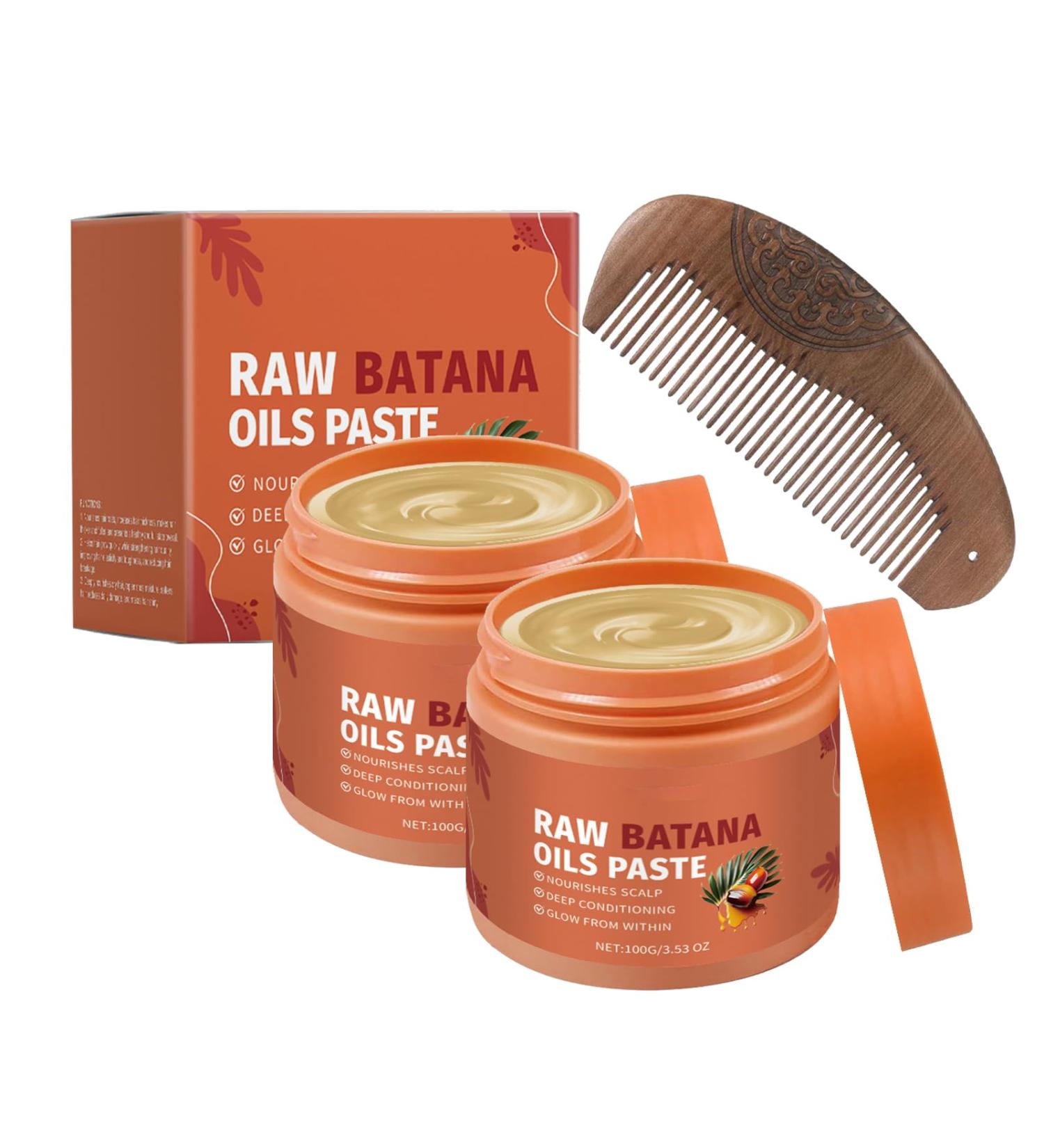 Nouvelle p te capillaire l'huile de batana (2025) Huile de batana brute pour pr venir la chute paissir et renforcer les cheveux r parer les frisottis et les cheveux ab m s (2) - Buy Online on GoSupps.com
