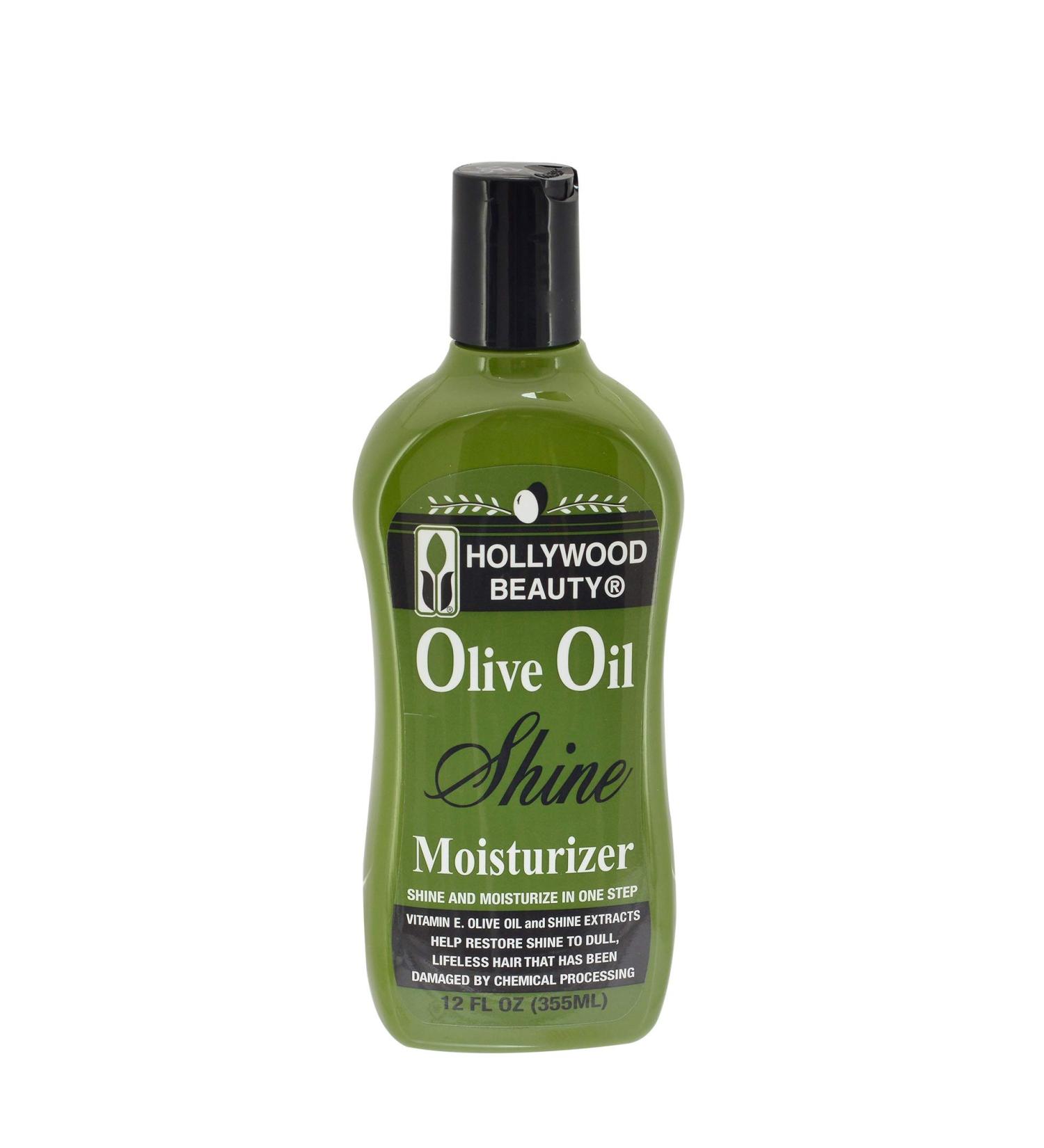 Hollywood Beauty Olive Oil Moist & Shine Moisturizing Hair Lotion 12 oz (Pack of 5)